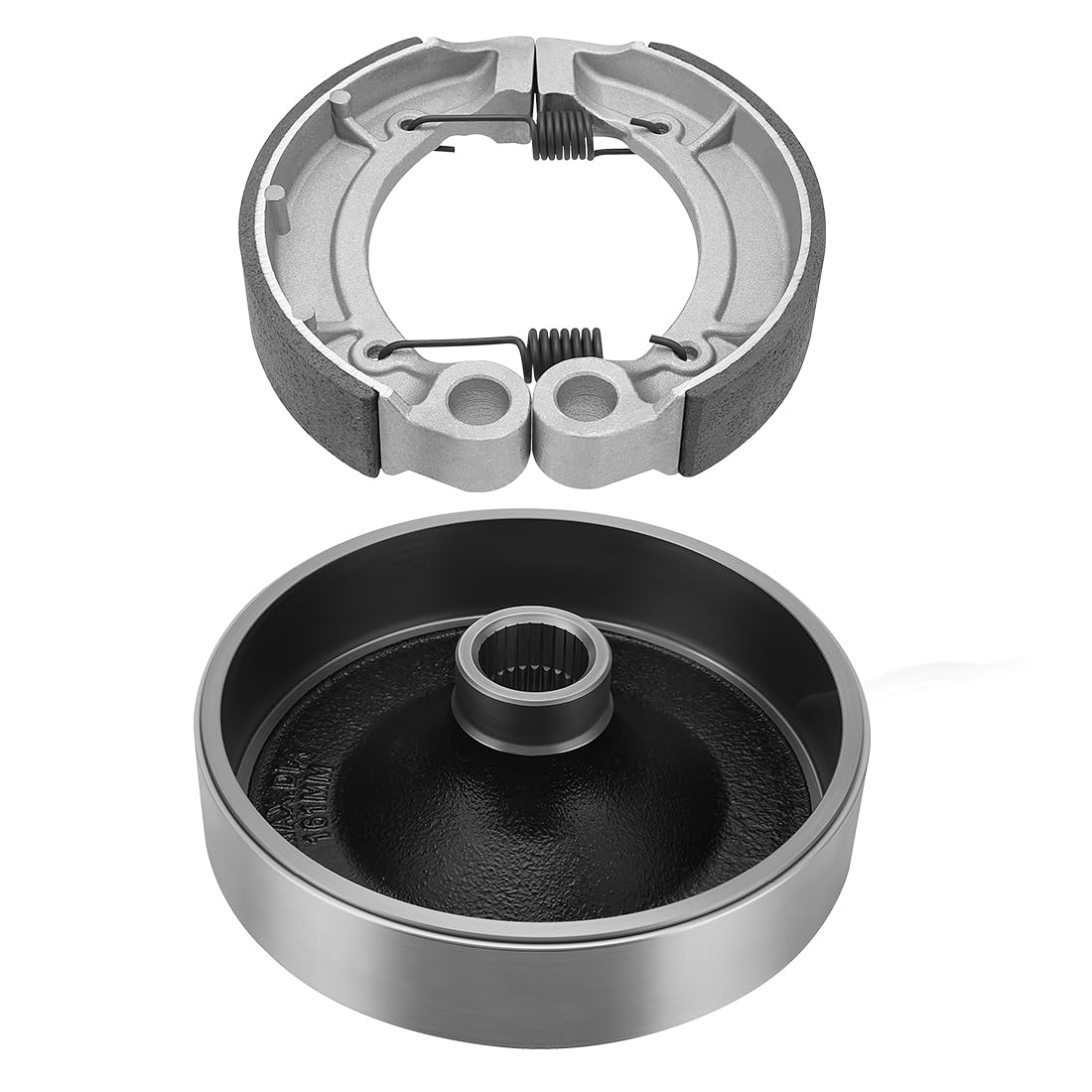 Cubo de tambor de freno trasero para Yama-ha Grizzly 350 Bruin 250 350 Big Bear 250 2004-2014 Kodiak 400 2x4 2003-2004 Kodiak 400 4x4 2004 Big Bear 400 2005-2006 Wolverine 350 2006-2009