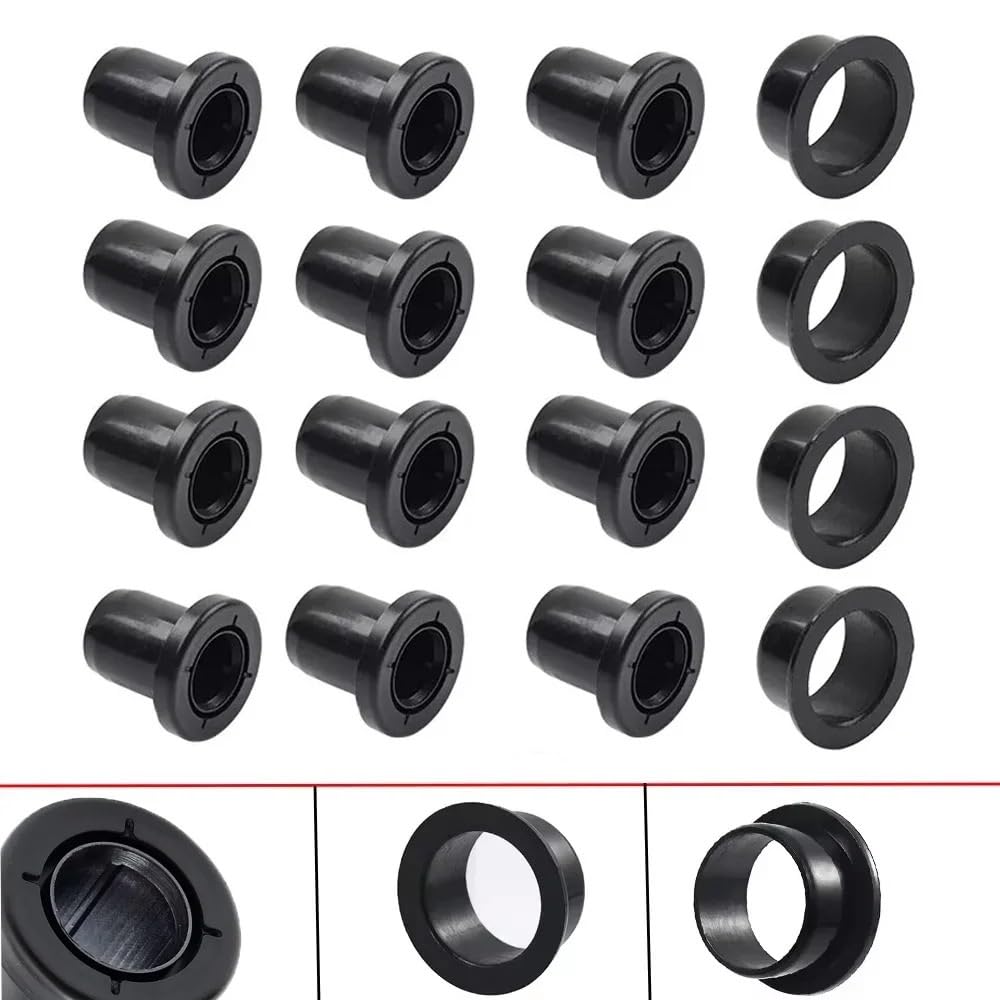 Silent bloc de triangle Kit de bagues de commande avant et arrière, Convient pour Polaris RZR 900 1000, 5450095 5439874 Silentbloc de Bras Suspension Inférieur