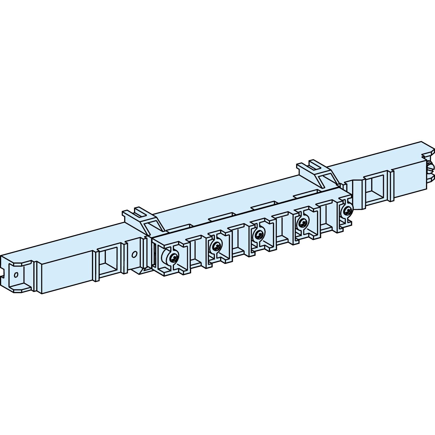 Schneider Electric 04191 LINERGY BS REAR BUSBAR SUPPORT 400A, White