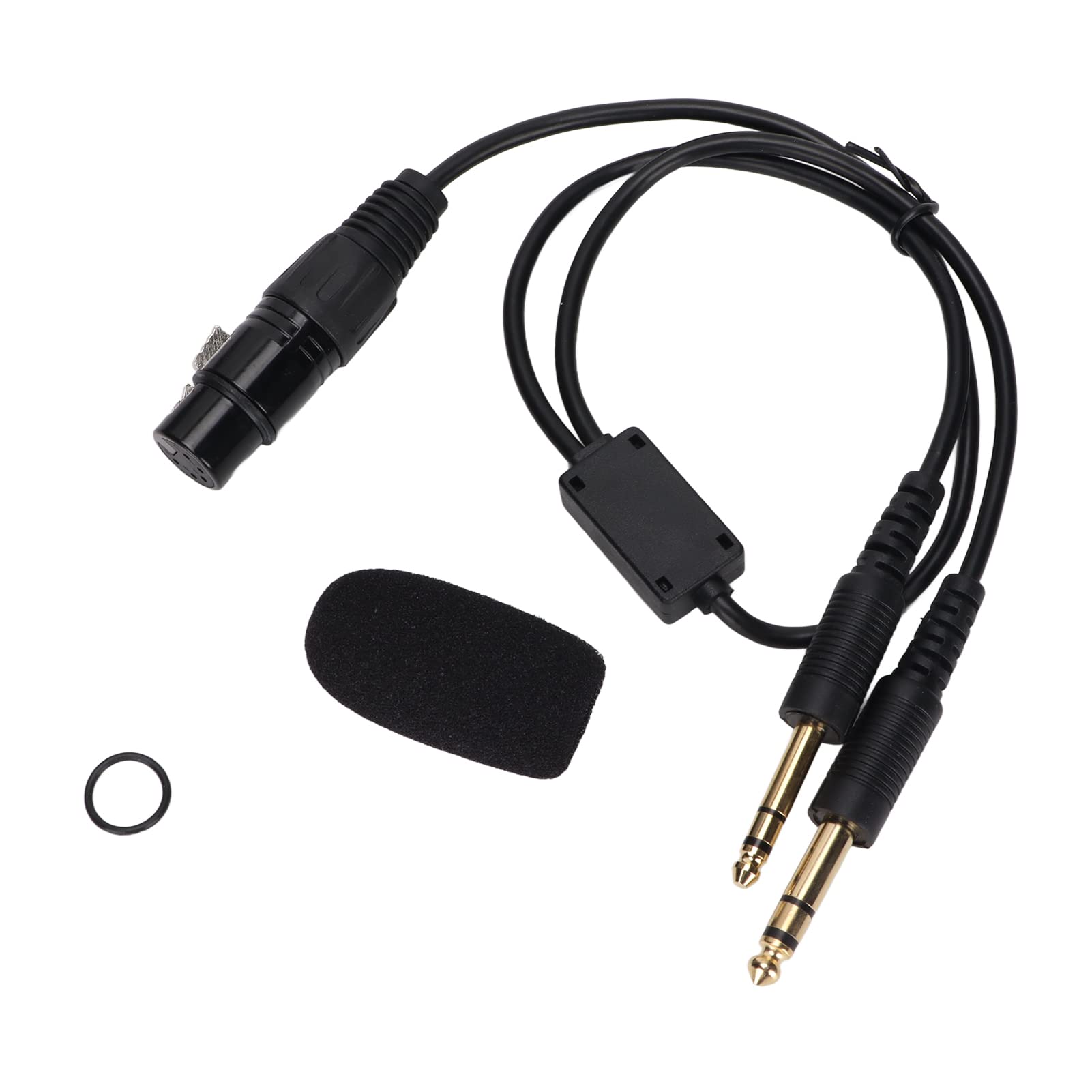 Bediffer Cable de Enchufe Doble XLR a GA para de 5 Pines