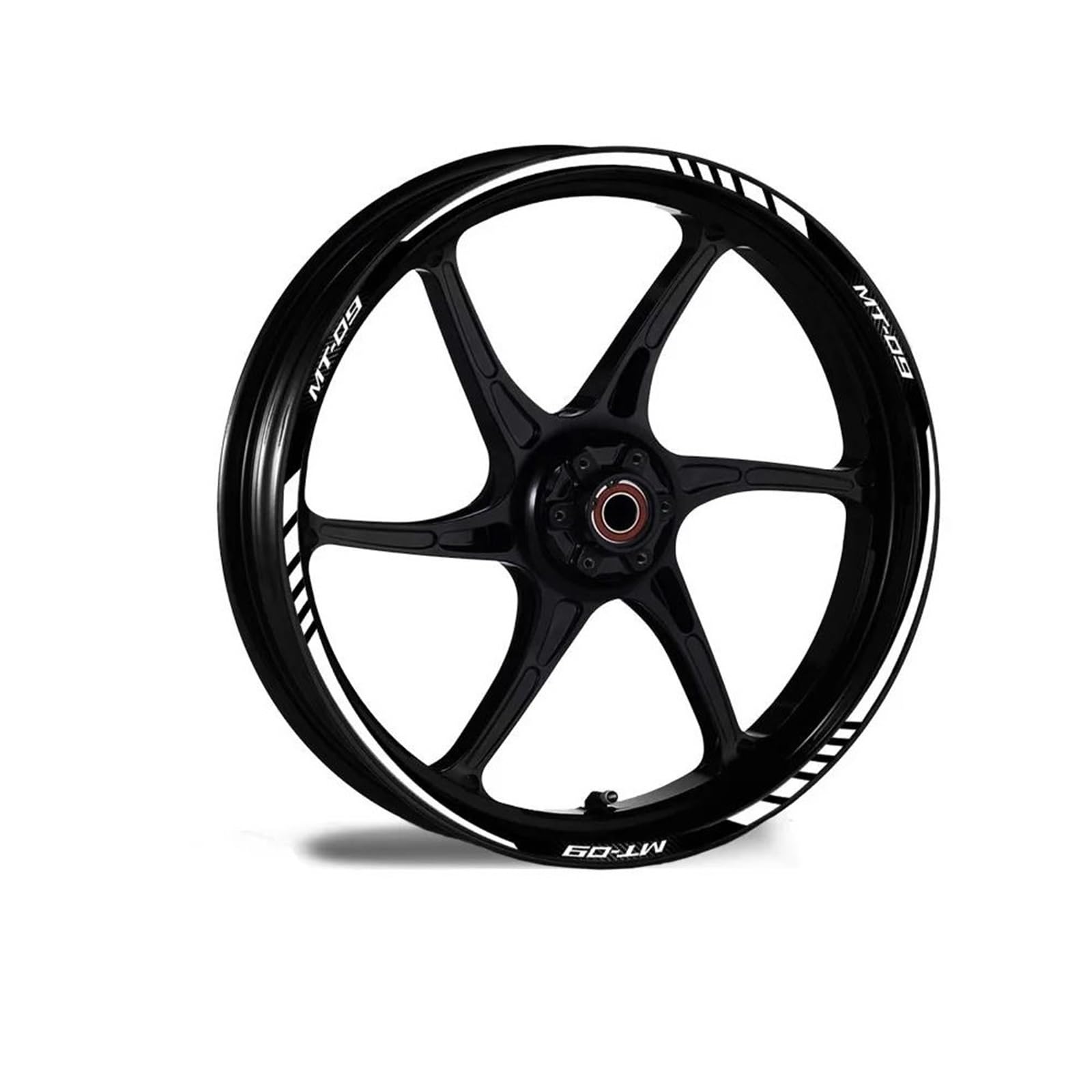 Felgen Aufkleber Felgenaufkleber Für Yamaha MT-09 MT 09 MT09: Reflektierende, Wasserfeste Felgenstreifen Und Nabenstreifen Motorrad Dekor Felgenaufkleber(Farbe 3)