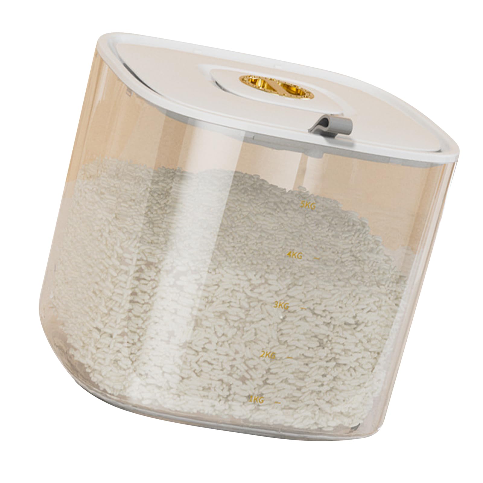 Dispensador de Arroz contra Humedad en Recipiente de Cereales de Hogar