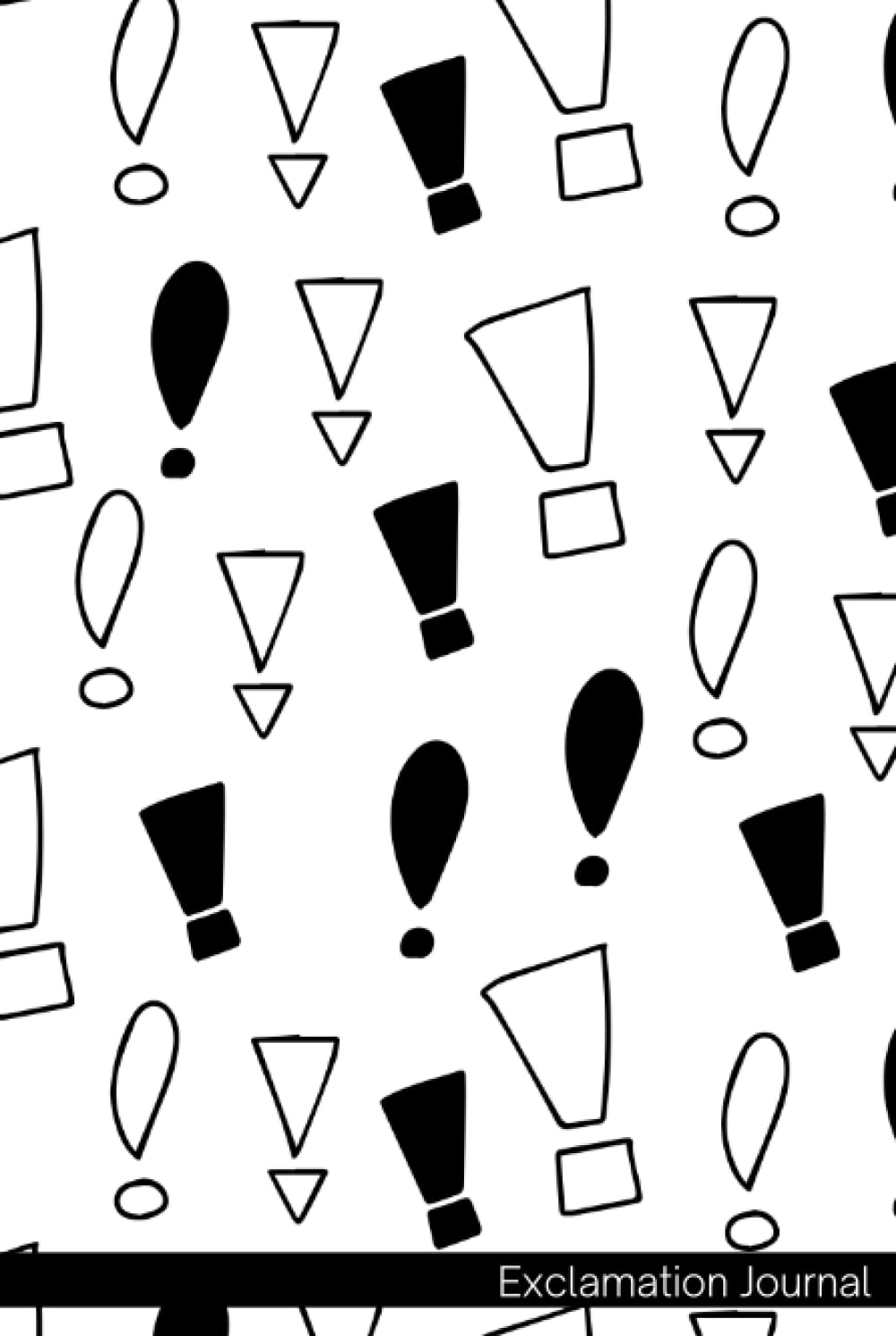 Exclamation Journal: Notebook Journal For Teens and Adults | 120 Pages | Grey Lines | Glossy Cover | 6 x 9 In