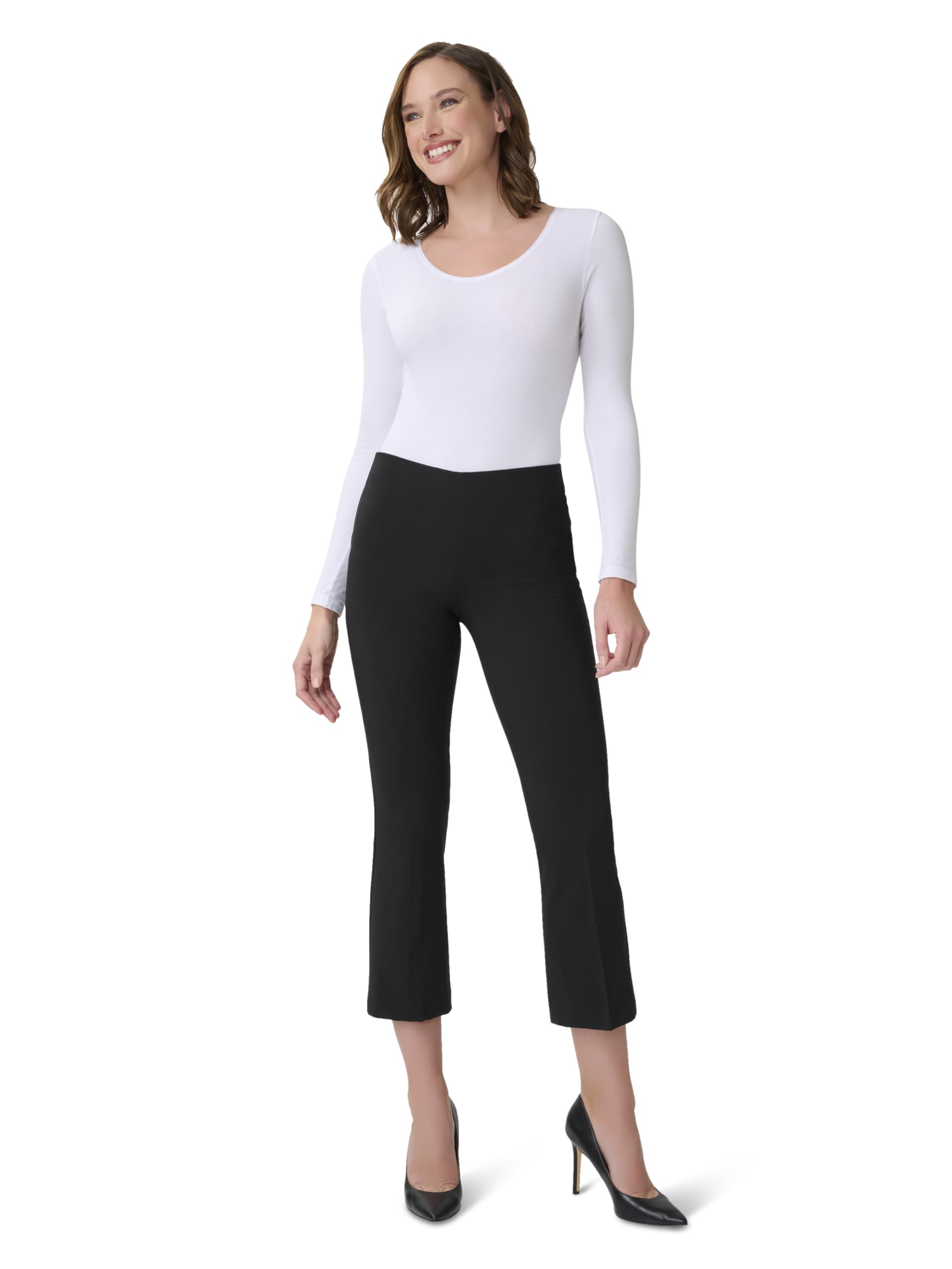 Adrianna Papell Womens Flare Leg Pull on Pant