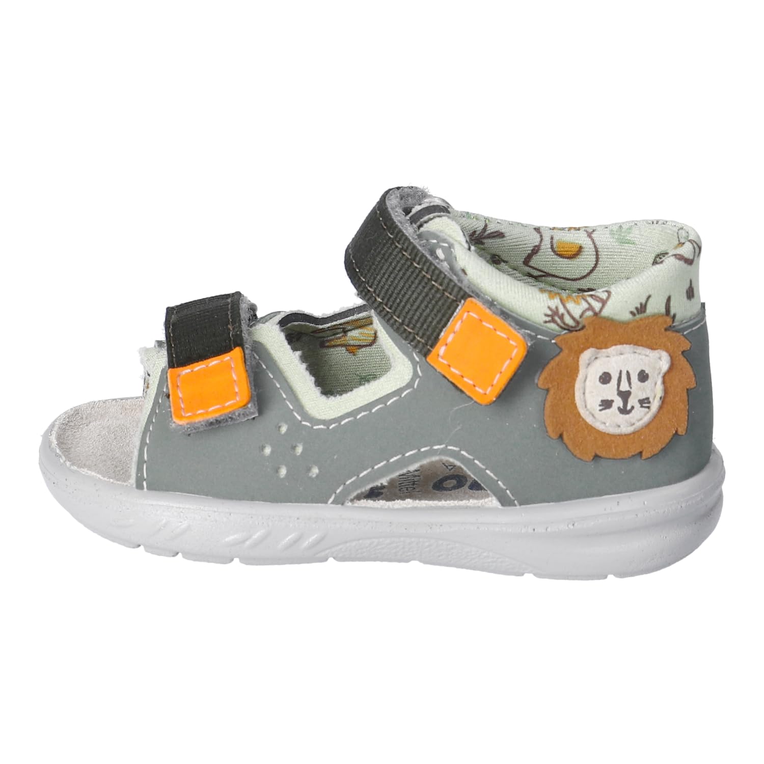 RICOSTA Frankie Children's Washable Sandals, Sage Avocado 570, 21 EU Ancho