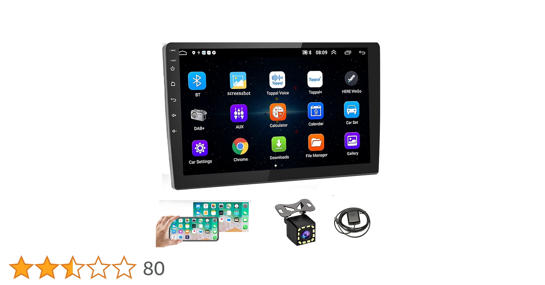Amazon | カーステレオダブルディンAndroid Bluetooth 10.1