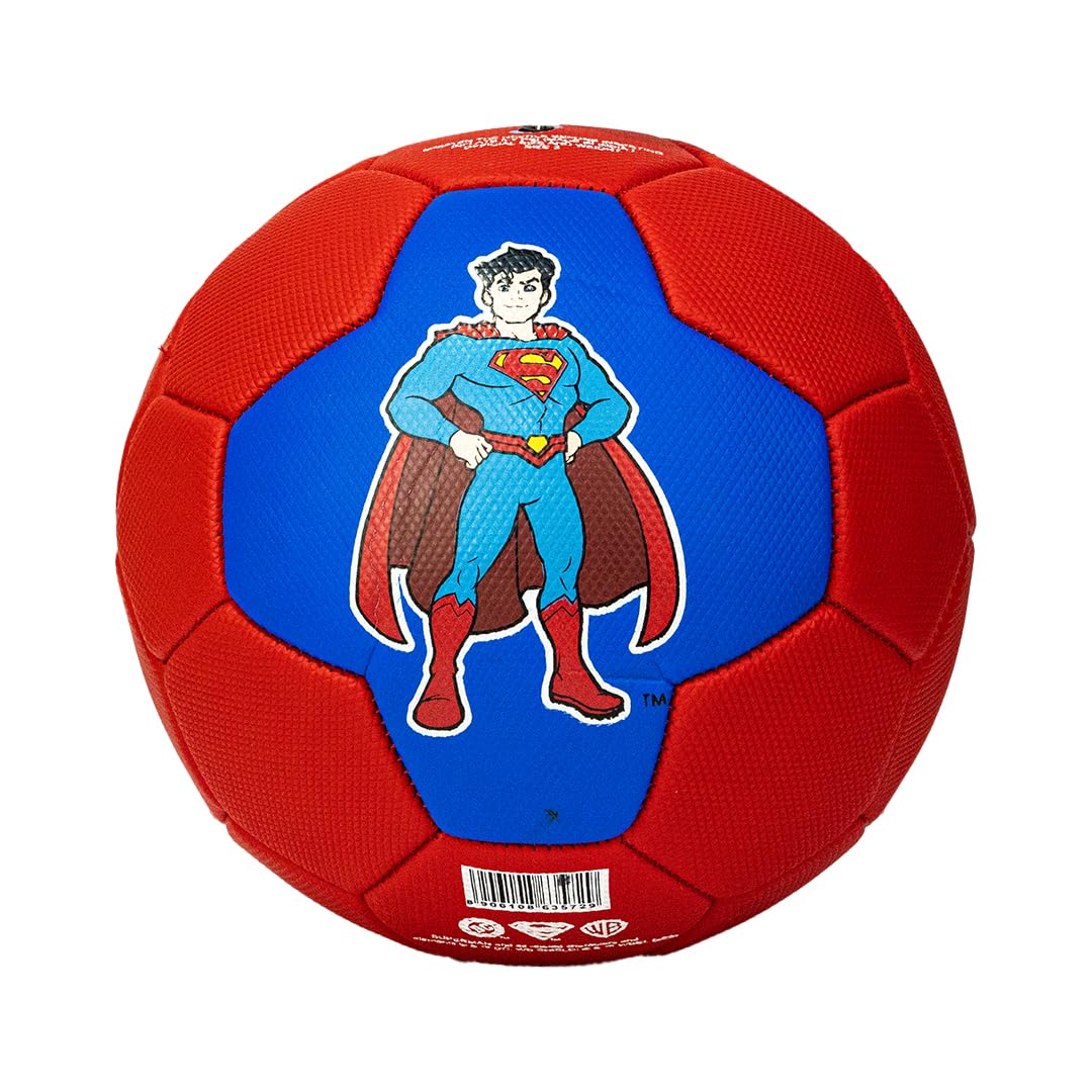 KAIZEN Size 3 Kids Football – Superman Printed Soft Rubber Soccer Ball for Boys & Girls | Durable Outdoor/Indoor Training Ball (Red & Blue)-image-26