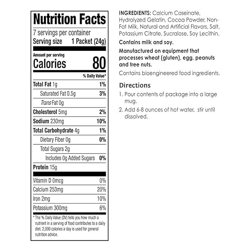 Bariwise BW205-CHOCOLATE Protein Hot Chocolate, Hot Cocoa, Low Sugar thumb #3