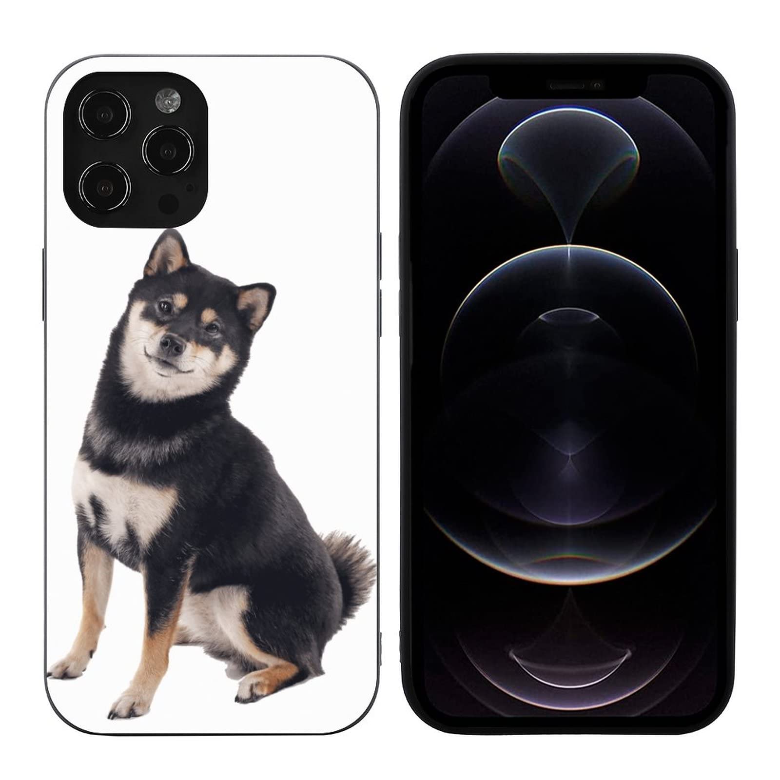 Amazon.co.jp: iPhone 12Pro Maxケース 柴犬 黒柴 可愛い IPhone12 用 