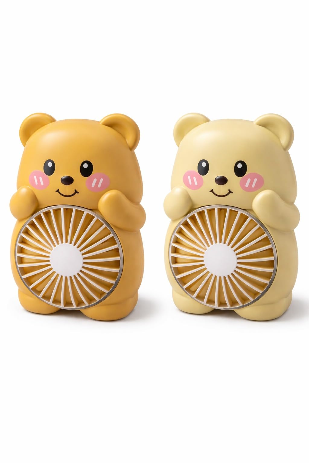Cute Bear Portable Mini Desk Fan with USB Rechargeable Battery – Cartoon Animal Personal Cooling Fan for Kids, Office, Bedroom & Travel (Assorted Colors)-image-38