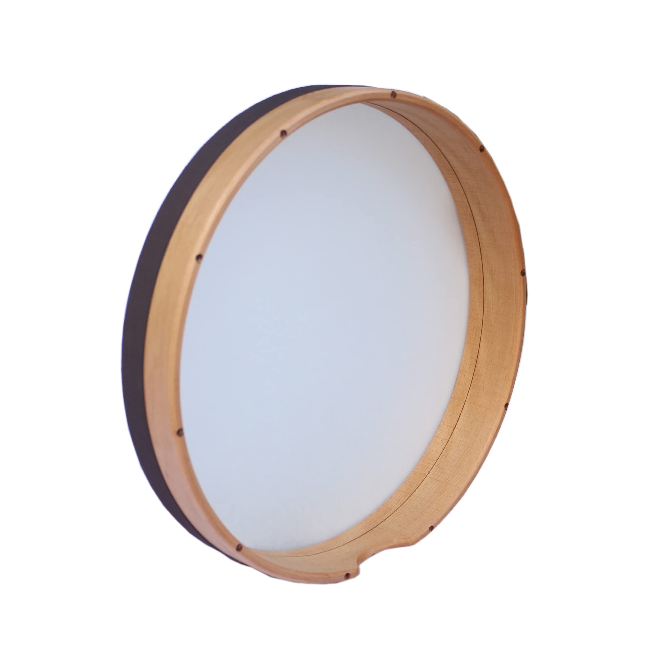 Professional Bendir Drum, Wood Frame with Fiber Skin Head, Tunable Percussion Instrument FTB-4