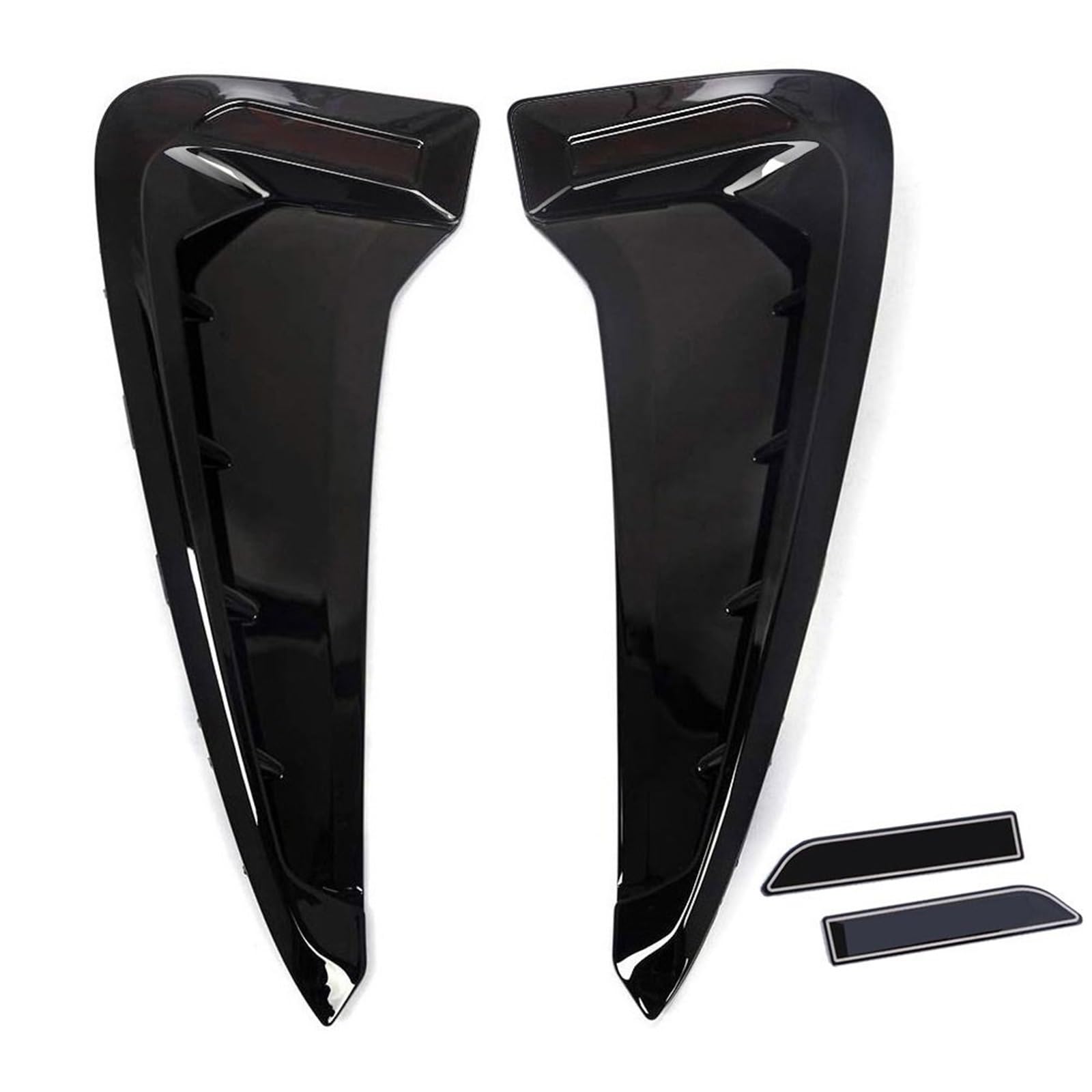 Skrzydło naklejka wykończeniowa Naklejka na odpowietrznik boczny błotnik Pasuje do X5 F15 X5M F85 2014-2018(Black)