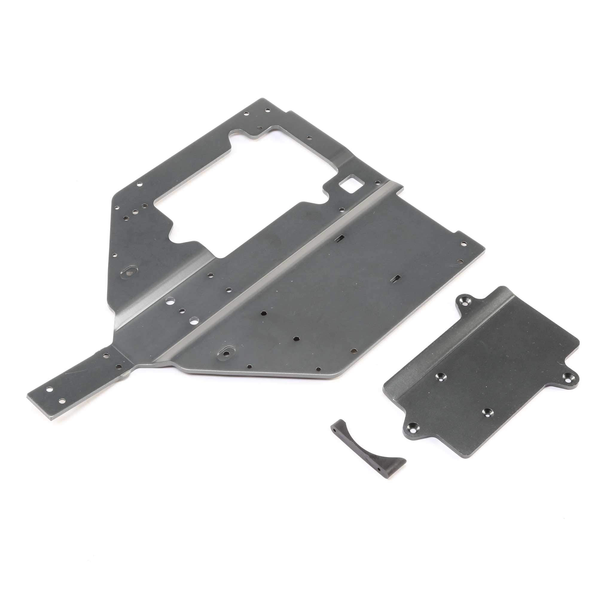 Losi LOS251083 Chassis Motor & Battery Cover Plates Superrockrey
