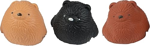 Easy Squeezy Foam Squish - Osos de 5 pulgadas, paquete de 3 variedades