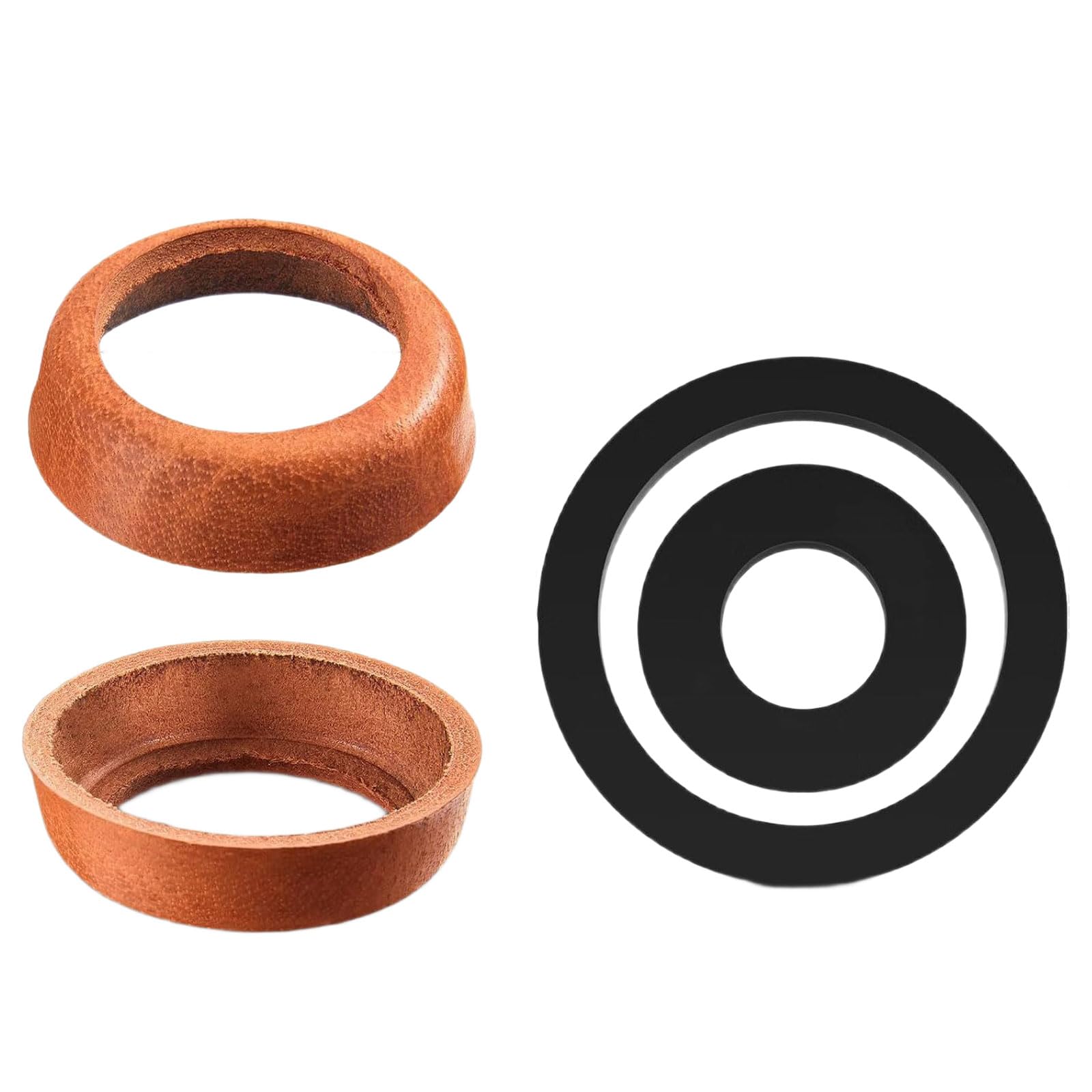 Set di riparazione per pompe idrauliche di tipo 75 Rondella in pelle e guarnizioni in gomma Parti di ricambio per pompaggio manuale manuale in pelle per tenuta manuale a mano