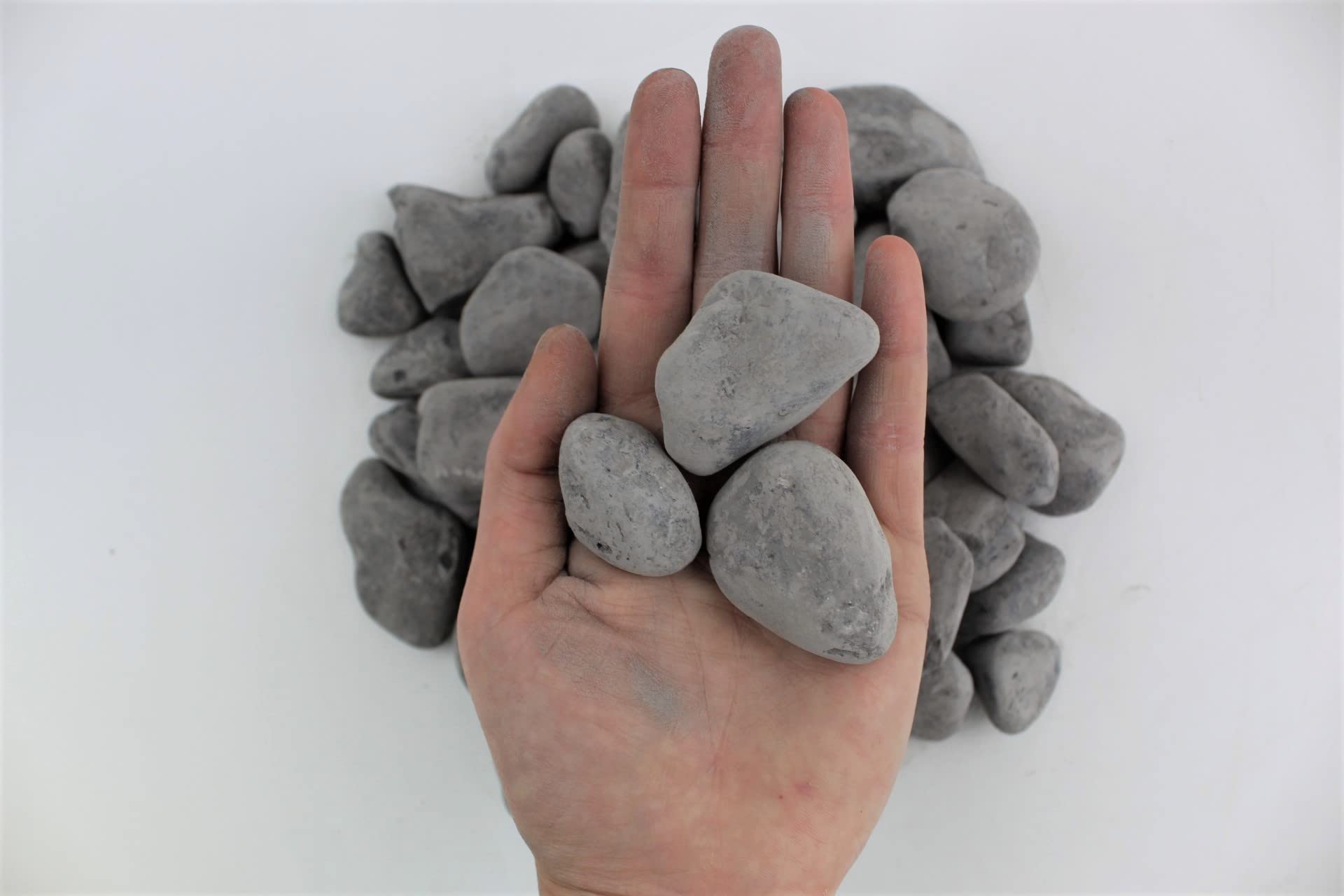 Jardín Mundo cerrojo Berger piedras decorativas Nero ebano 30 – 50 mm, Gris/Antracita, saco de 25 kg, virutas Ornamentales, VIRUTAS, Gavión, Drahtwaren Driller relleno
