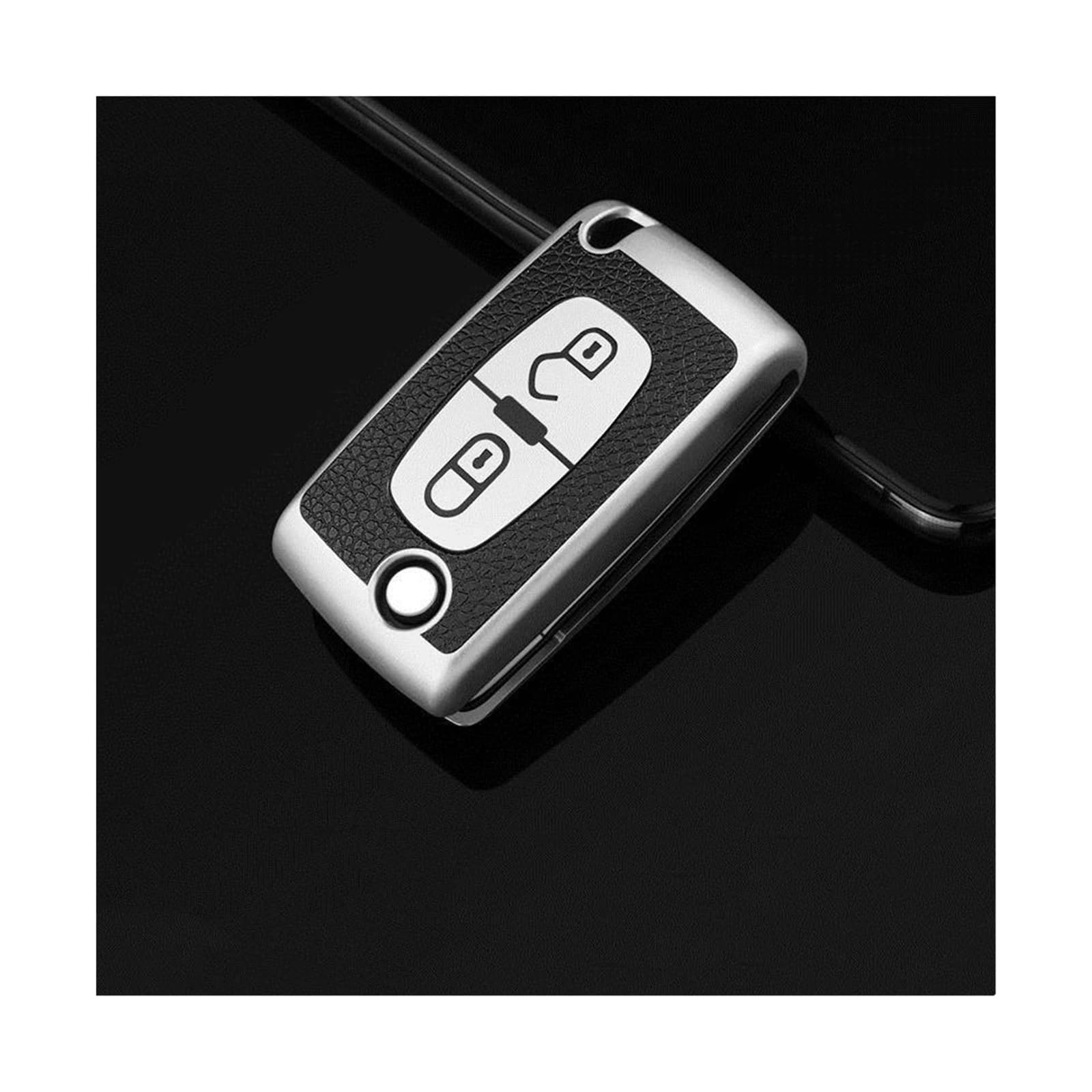 Coque de clé cassée ? Solution argent 2 boutons pour C3 C4 Berlingo - 4