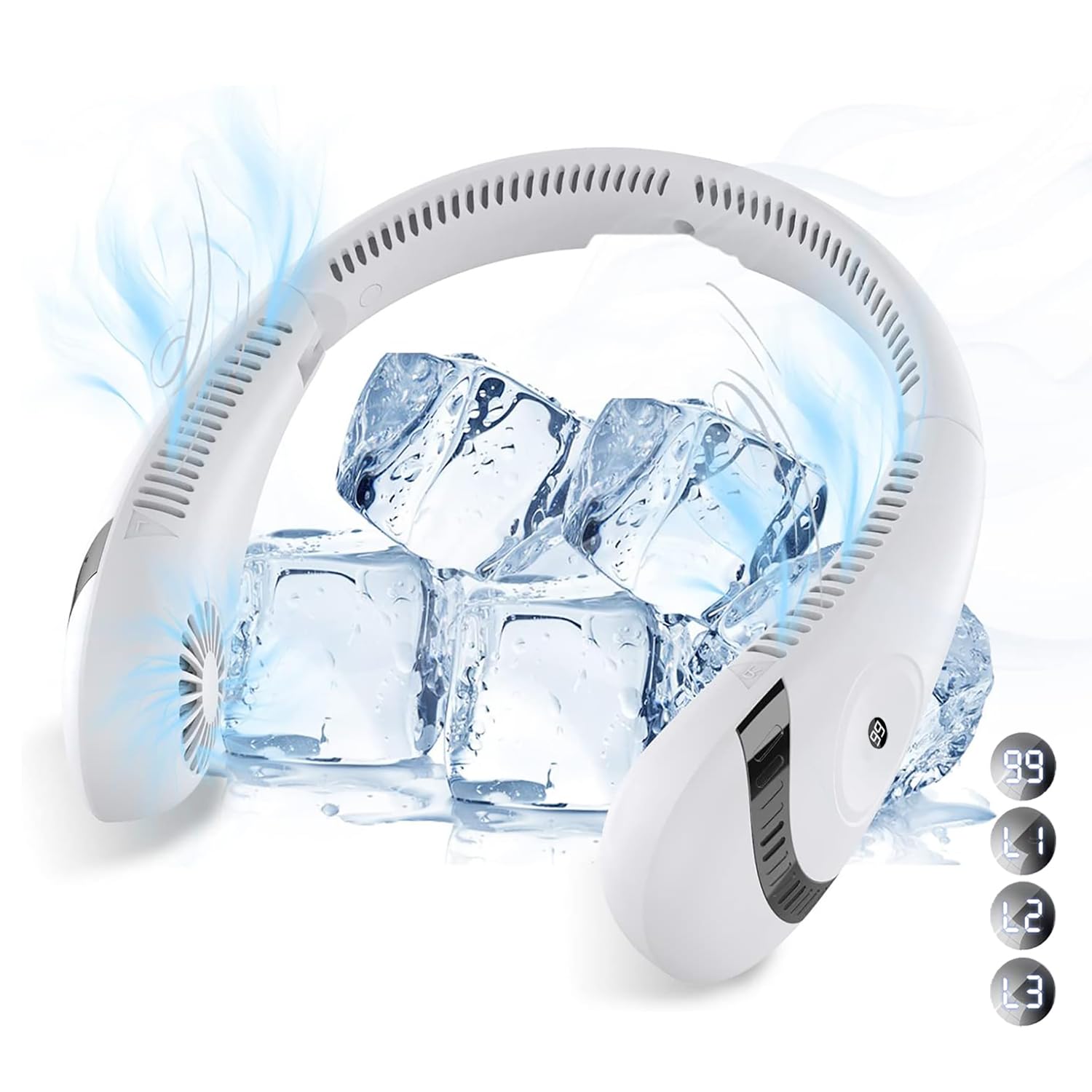 Amazon | 【2024新登場・首掛け扇風機】ネッククーラー 羽なし 首掛け