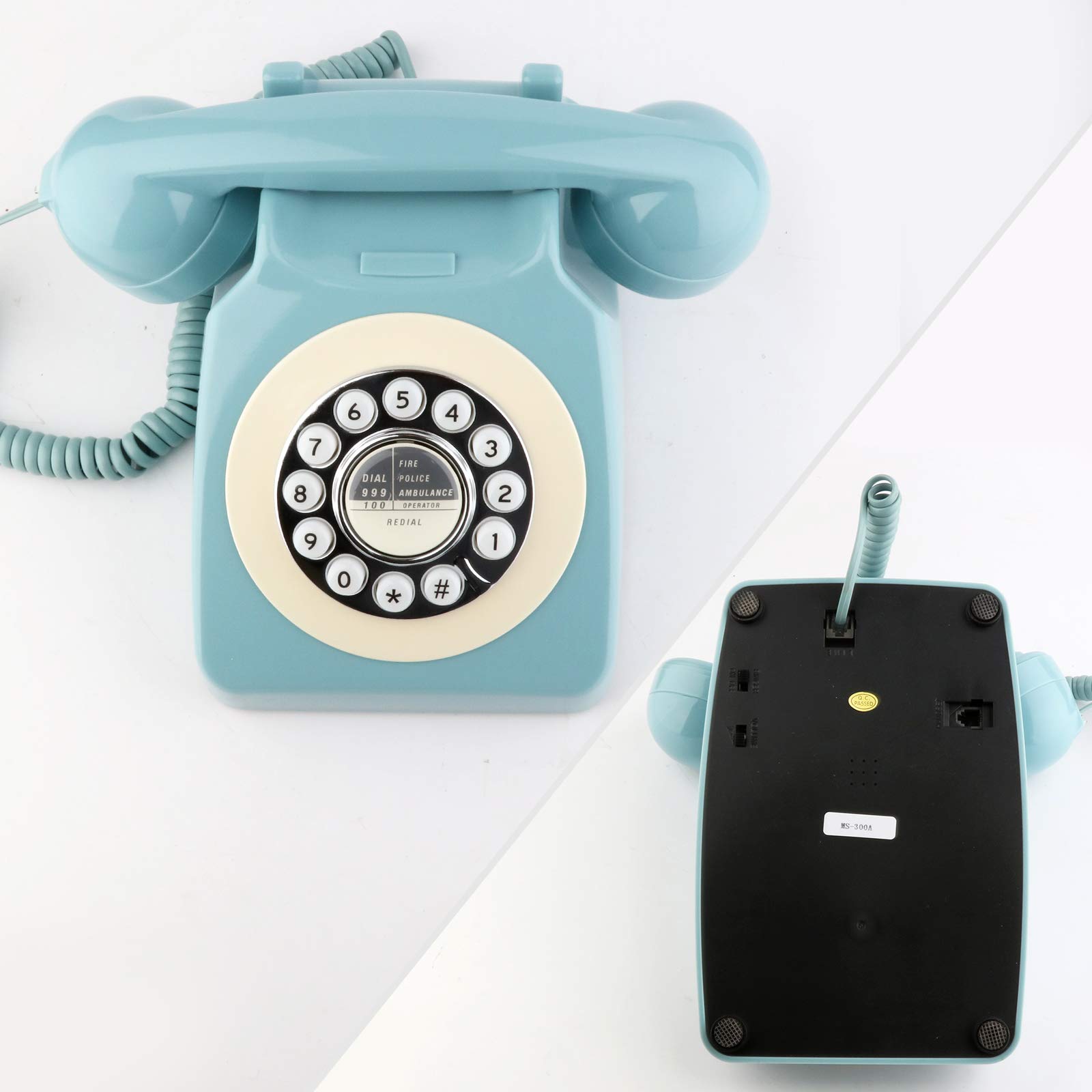 Buy Sangyn Retro Landline Telephone Classic Rotary Design Old Fashioned