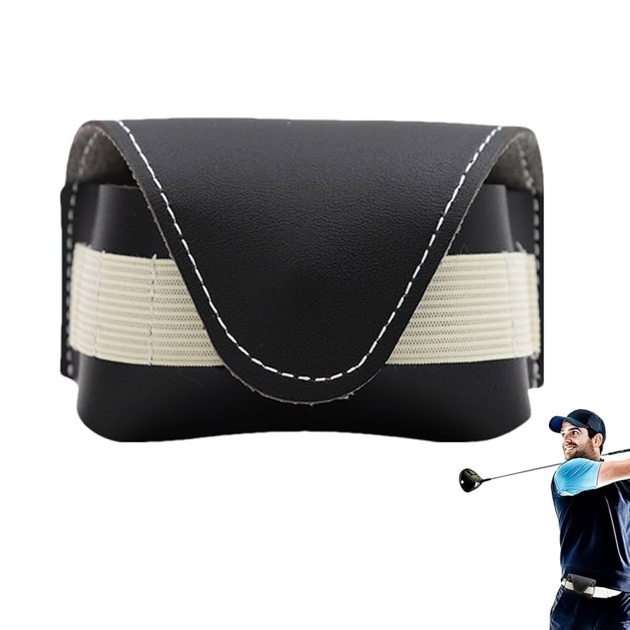 PXG ゴルフポーチ ウエストバッグポーチ ブラック Amazon.co.jp: ウエストゴルフポーチ ゴルフボールバッグ