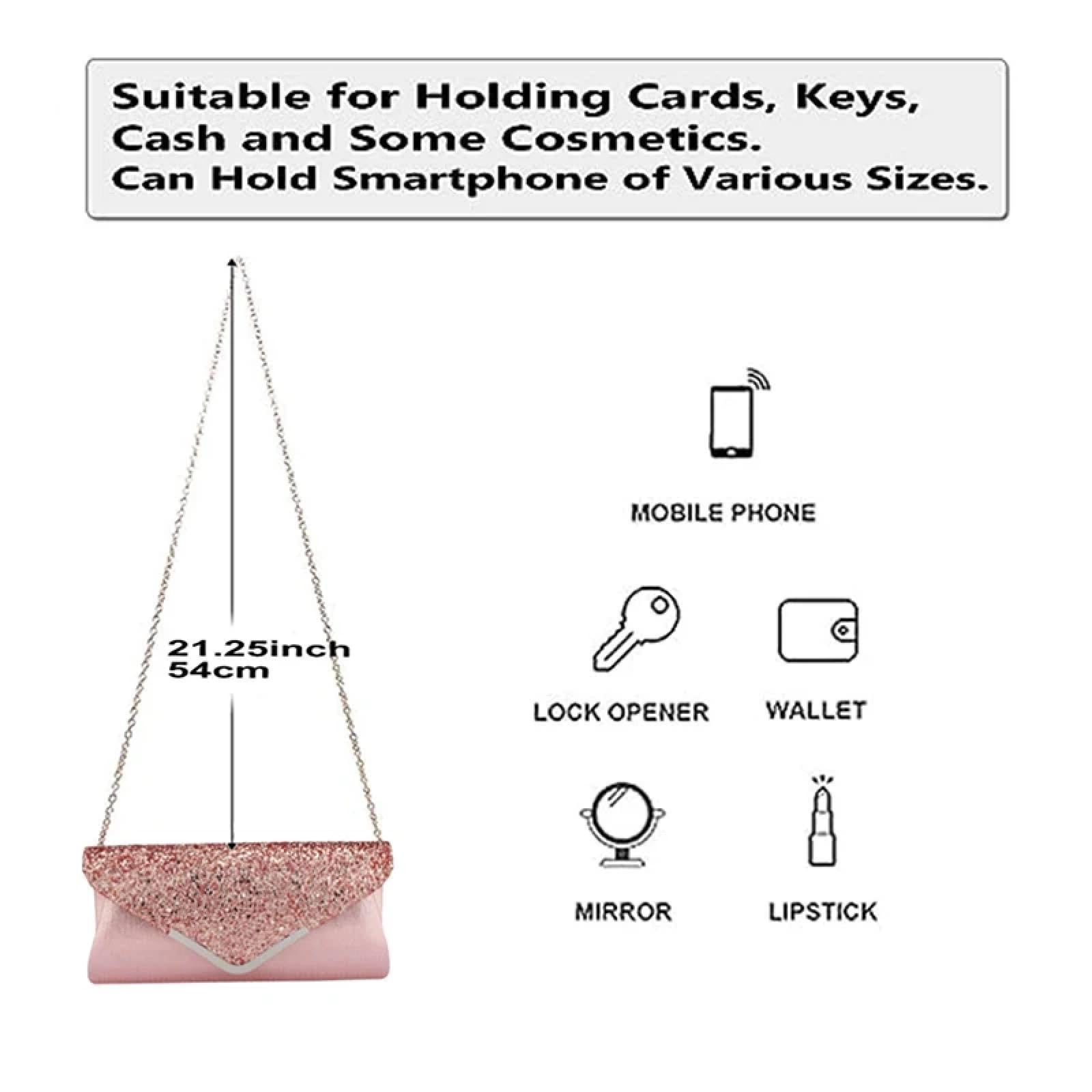 Abendtasche Damen Clutch Mode Kristall Pailletten Abend Clutch Tasche Für Frauen Party Hochzeit Clutches Geldbörse Weiblich Rosa Silber Brieftaschen Tasche Abschluss Ball