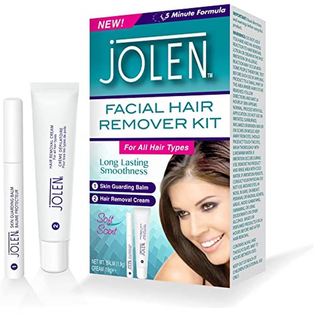 facial hair remover kit Blue