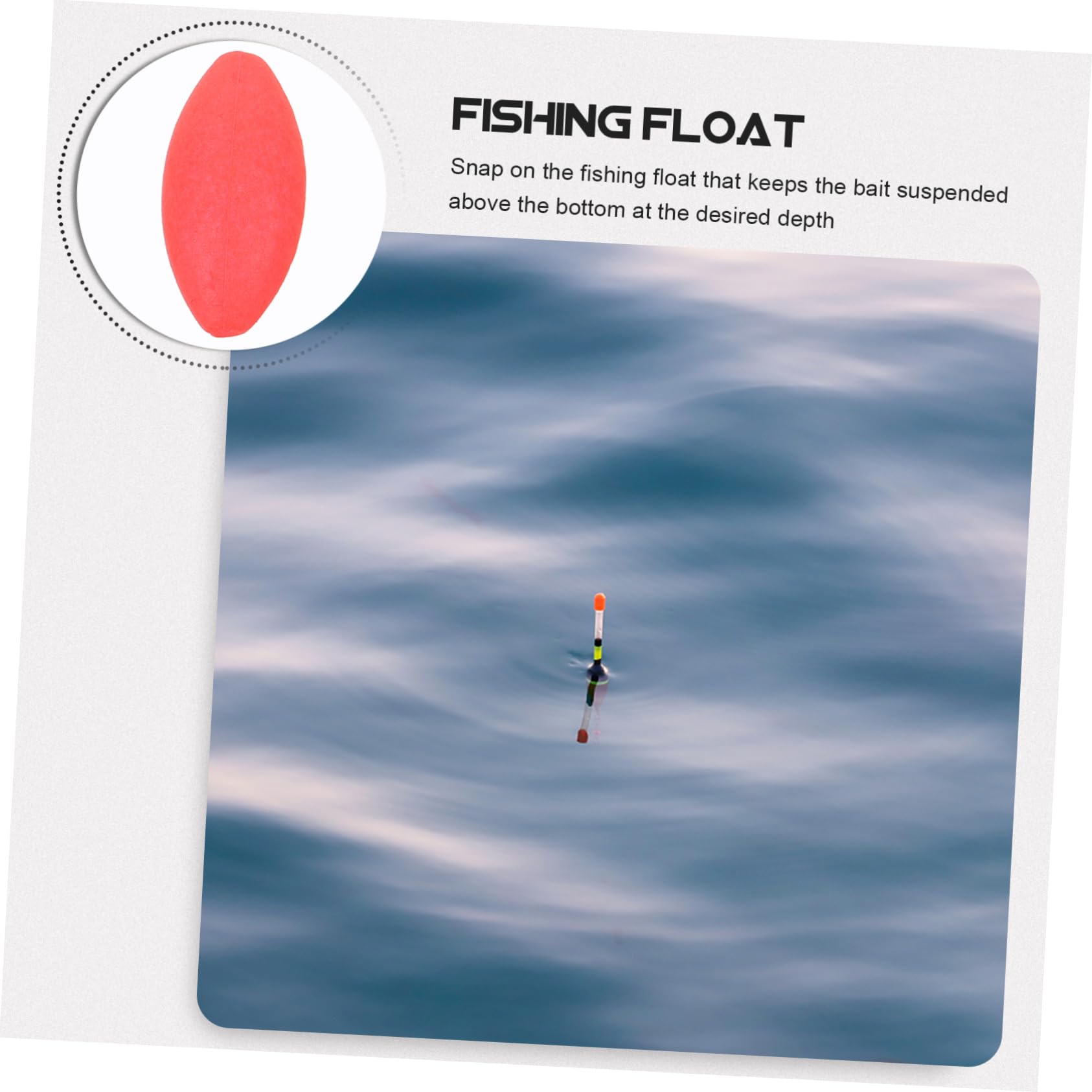 SUPVOX Kit Slittamento Galleggiante da Pesca Il Piolo Galleggia Galleggianti Esche Appiccicose Strumento di Pesca Accessori per La Pesca Arnesi da Pesca Plastica Rosso