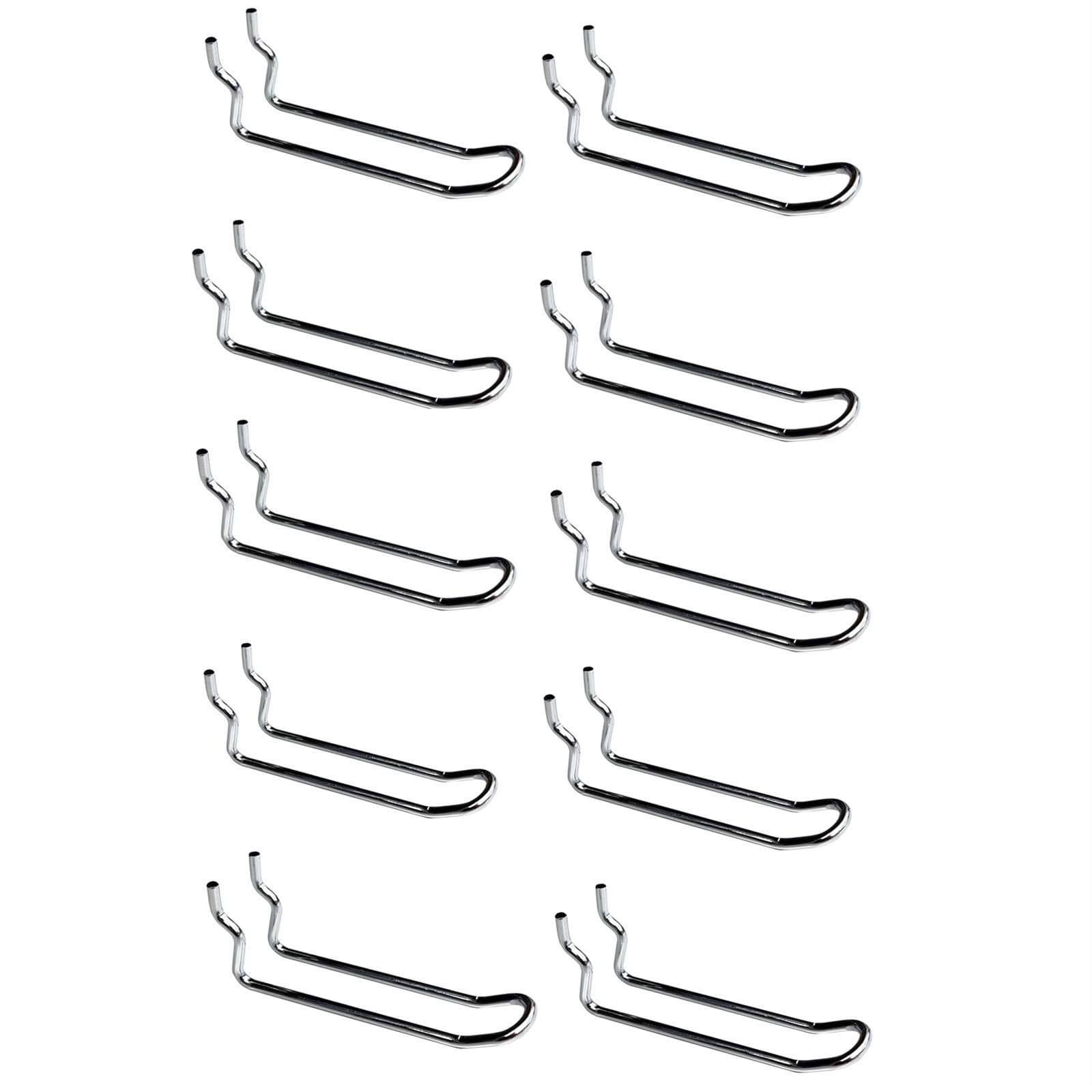 Wall panel hooks, 10 Pcs U Shaped Pegboard Hooks, Pegboard Accessories, Peg Board Hooks for Hanging & Bins for Tool Organization for Garage, Workshop & Craft Storage(10cm/3.94in)