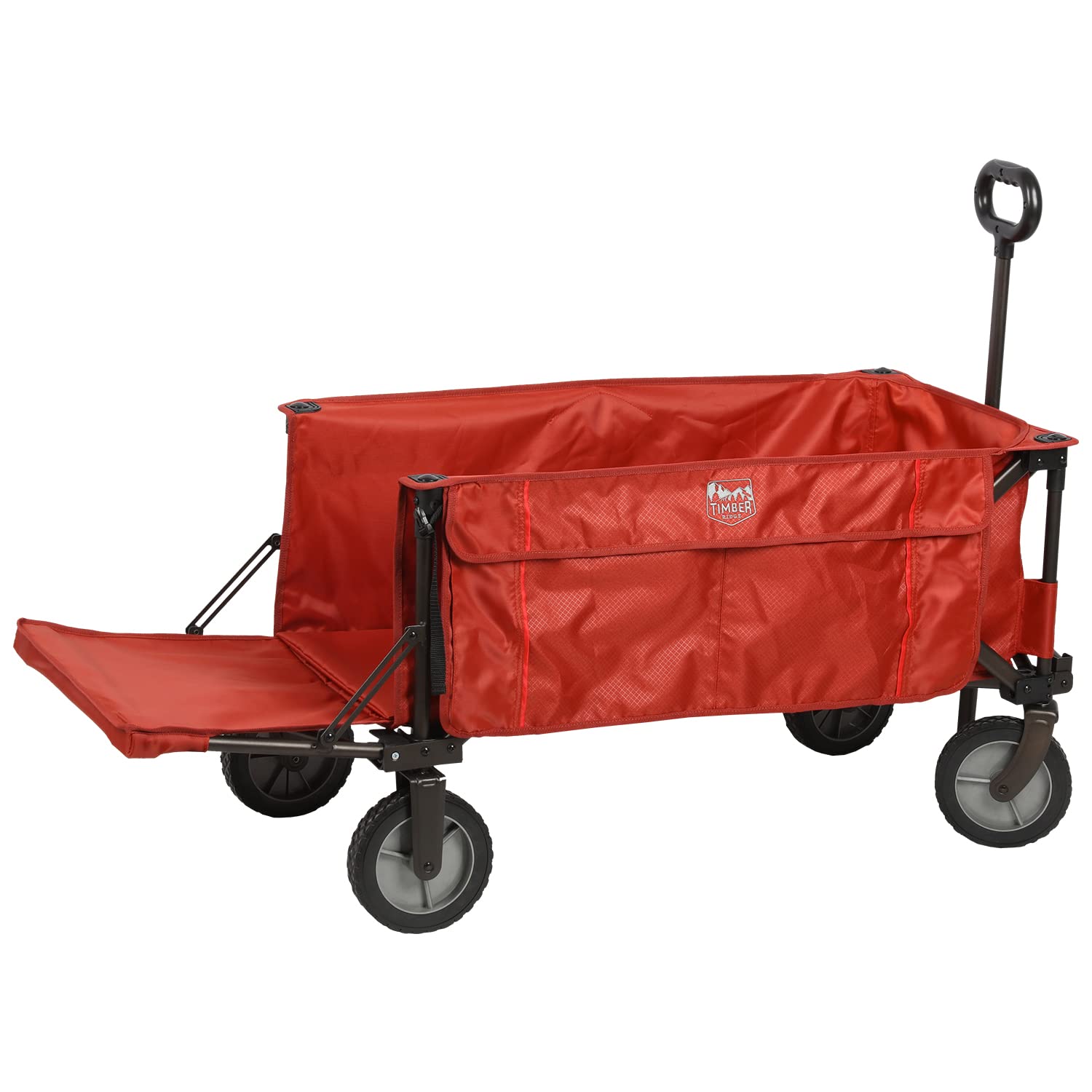 TIMBER RIDGE Tailgate Collapsible Folding Wagon Cart, Heavy Duty