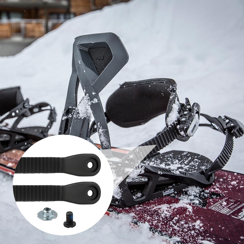 Sangles de Fixation pour Snowboard, Snowboard Binding Straps en Plastique, Accessoires de Rechange