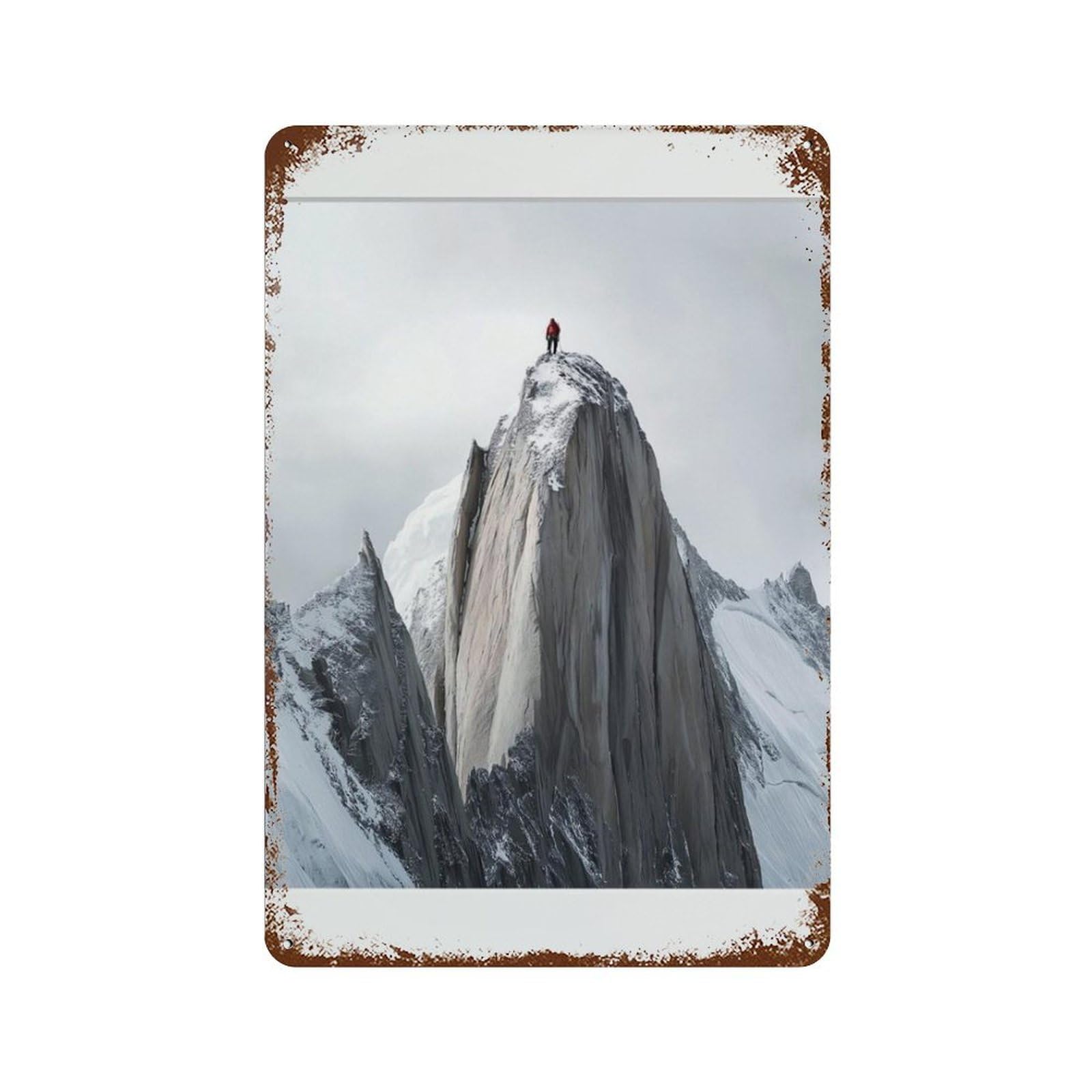 xiaoxiaoshen Mountain Photography S1 Wall Decor Art Metal Tin Poster Modern Home Decor Art Home Bar Shop Decorations Vintage Sign 30x20cm