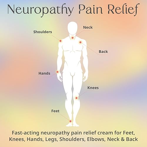 Miniatura 8 de PURPLE CANYON Crema para aliviar el dolor nervioso para neuropatía, para pies y piernas, MSM, árnica, ácido alfa lipoico, fórmula de absorción