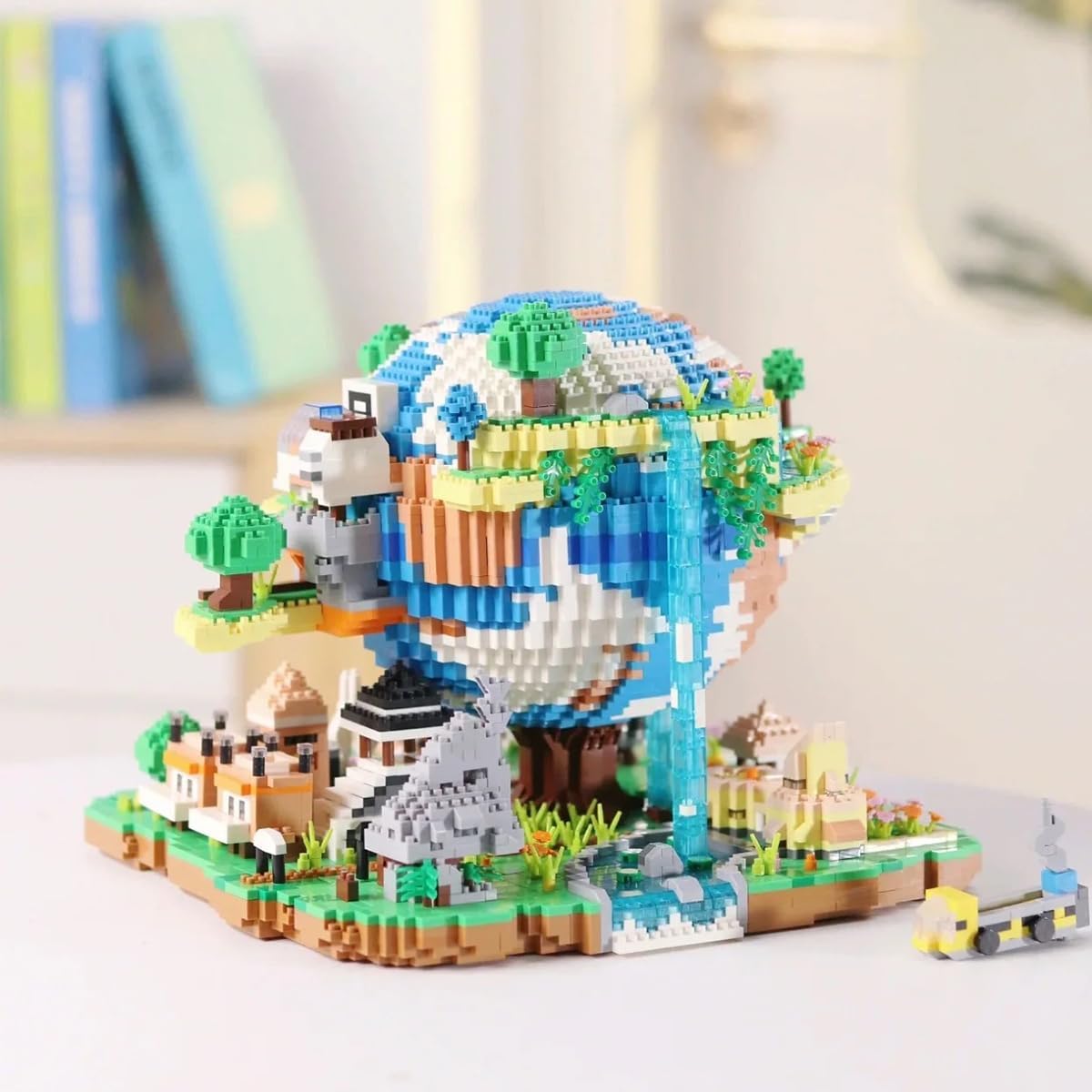 BDYDT Architecture Global Village Micro Building Blocks Set（5452PCS） - Architectural Model Toys Gifts for Kid and Adult