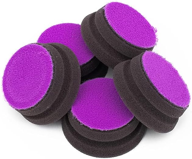 KOCHCHEMIE - Micro Cut Pad V2 - Special Sponge for Removing Fine Scratches, Holograms, and Polishing Marks; High Stability; Long-Lasting Compression Hardness (45mm x 23mm) (5-Pack) (Soft)