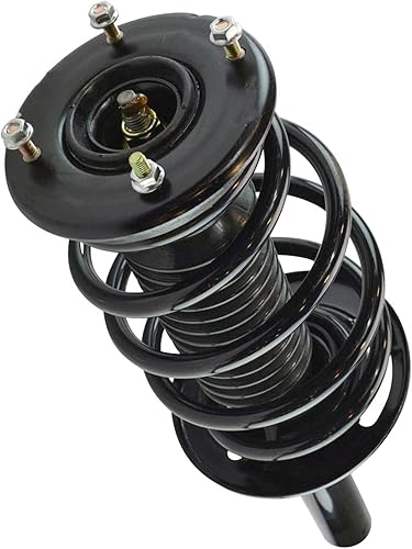 Miniatura 108 de TRQ Kit de suspensión delantera, conjunto de amortiguadores y resortes, barra estabilizadora, enlace estabilizador compatible con Chevrolet