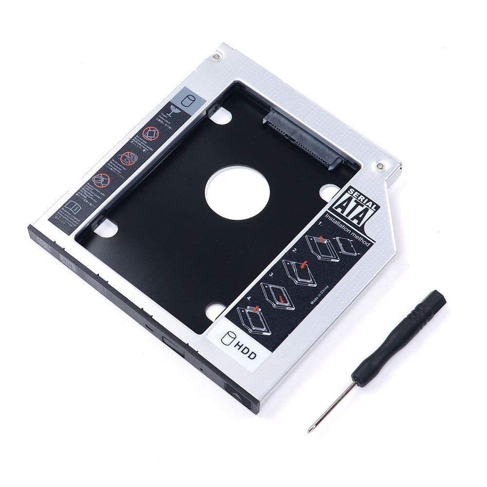 STELA Hard Drive Caddy, Universal for 9.5mm CD/DVD Drive Slot (for SSD and HDD)-image-35