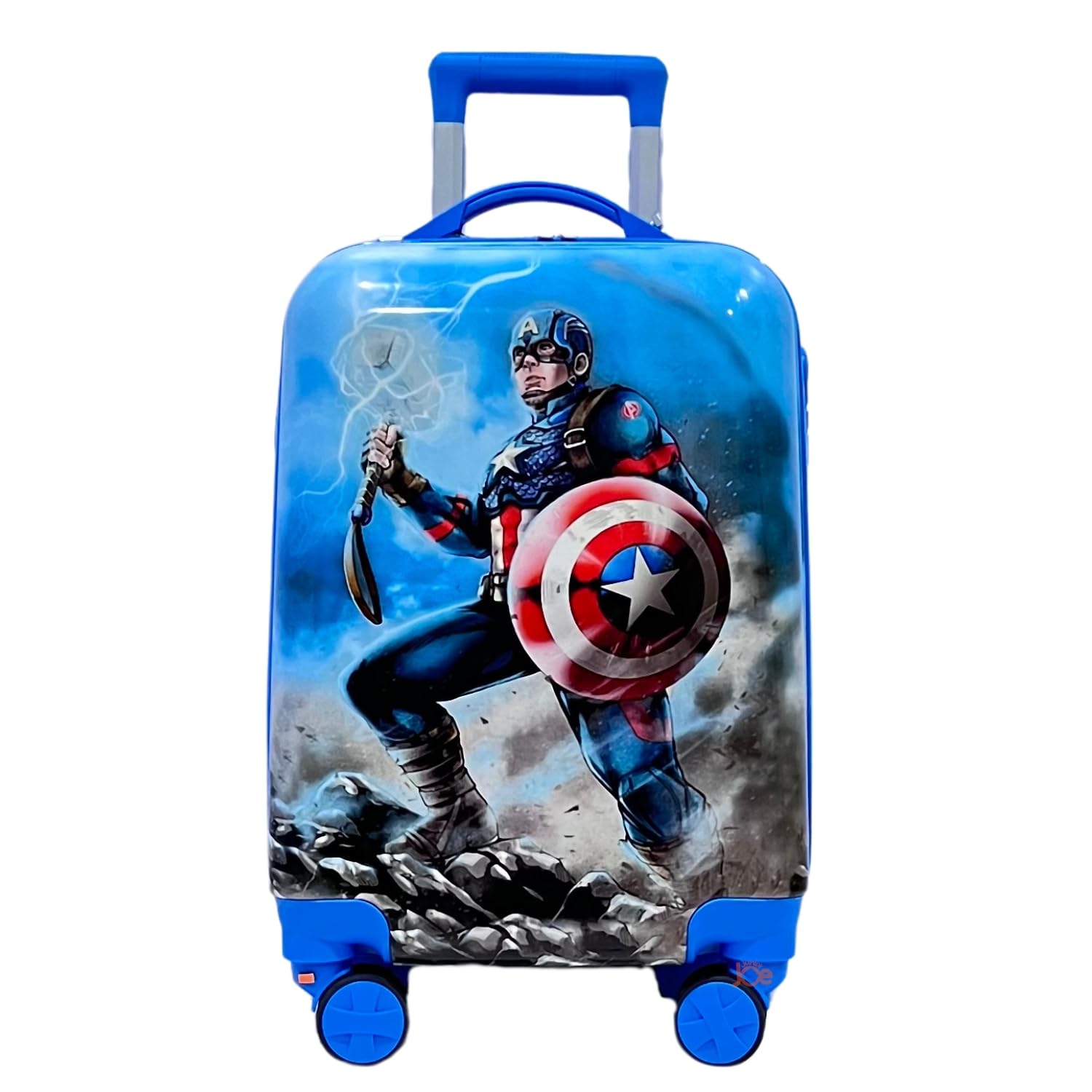 20 Inch Kids Suitcase with 4 Wheel Travel Trolley Bag (4 Day Trip) (Design-8, 20 INCH)