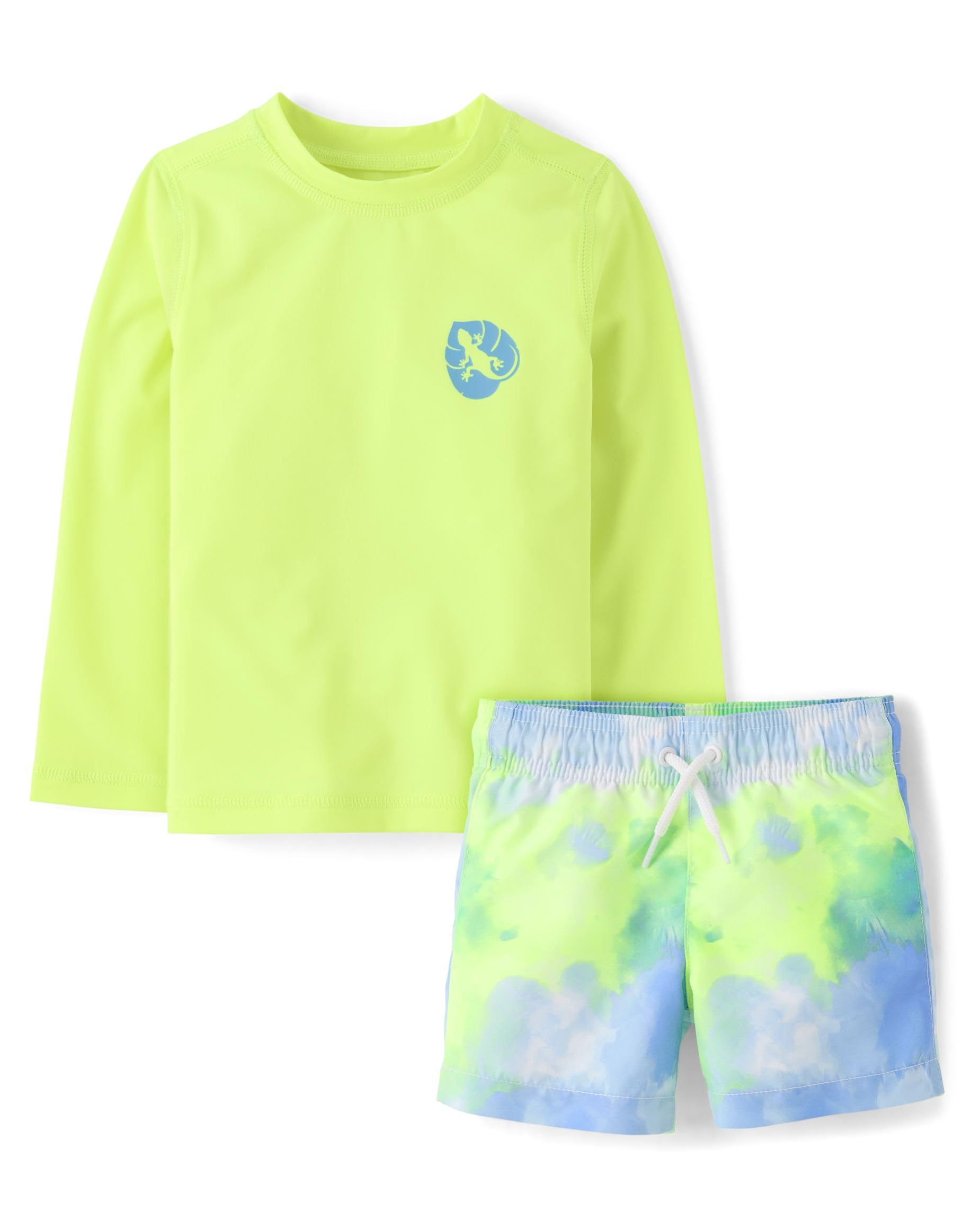 The Children's Place Baby Boys' Long Sleeve Rashguard Set