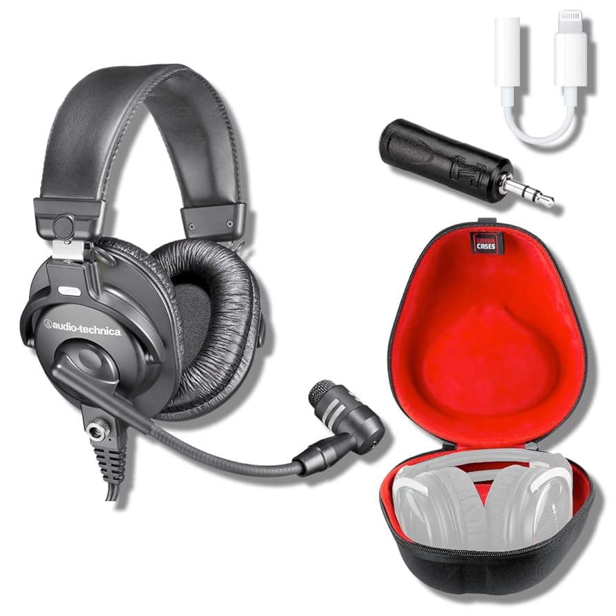 Audio-Technica 放送用ヘッドセット  BPHS1 Amazon.com: BPHS1 Broadcast Stereo Headset with Gator