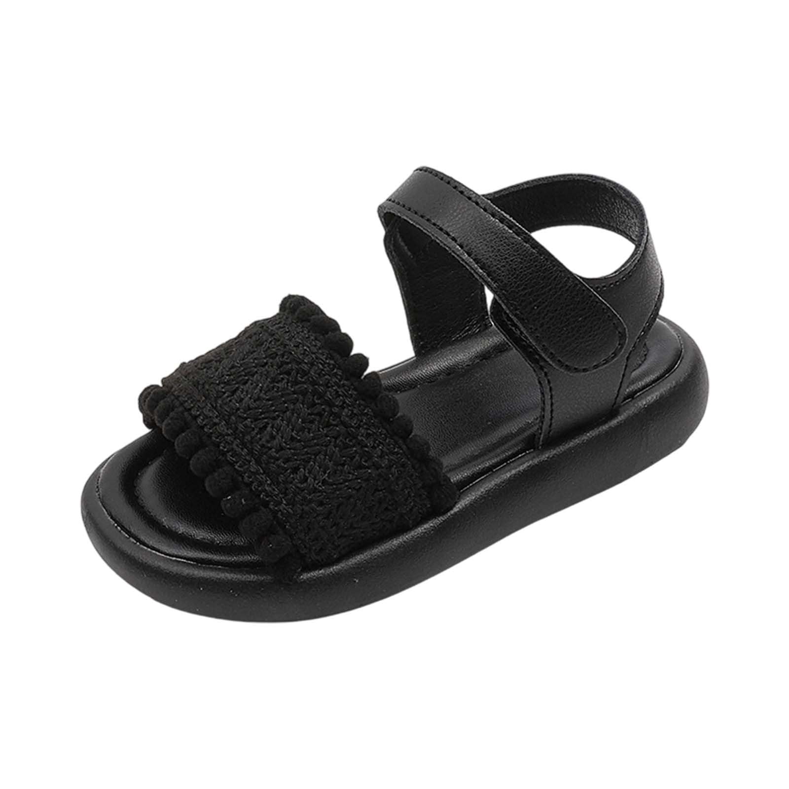 MMRTDJDR Generisch Dziewczę ły Maluch Miękka Podeszwa Casual Letnie Buty Oddychają Wygodne Slip On Pure Color Maluch Buty