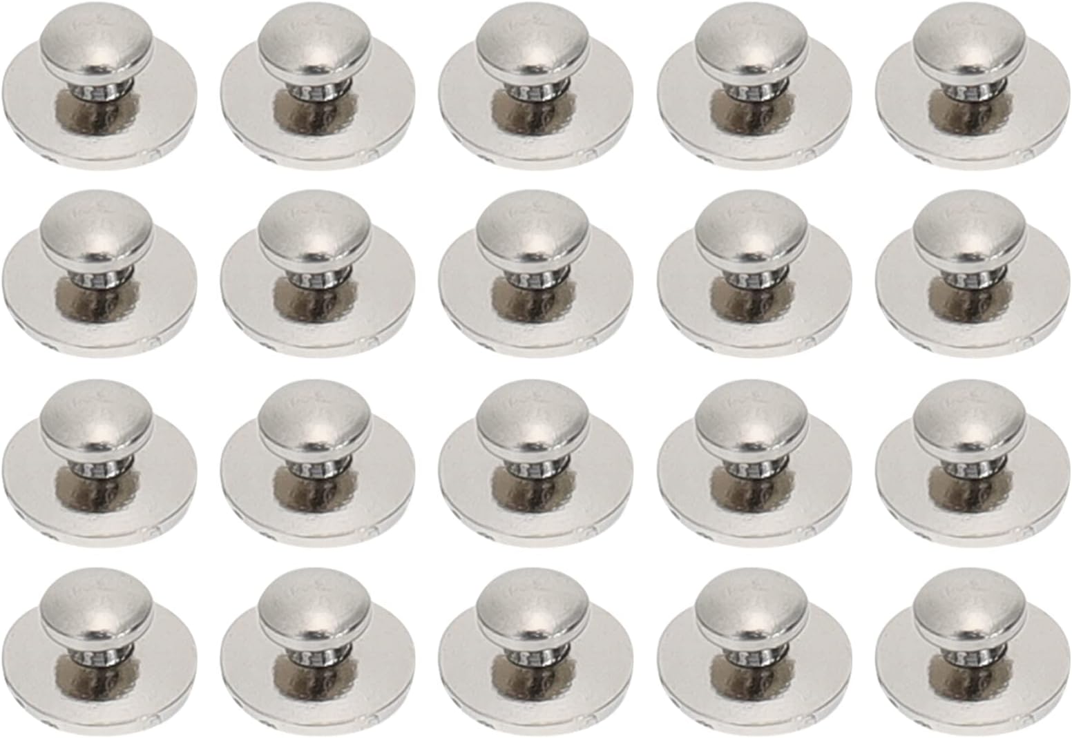 Hemoton 20pcs Dental Lingual Buttons Round Base Orthodontic Dental Materials Dentist Orthodontist