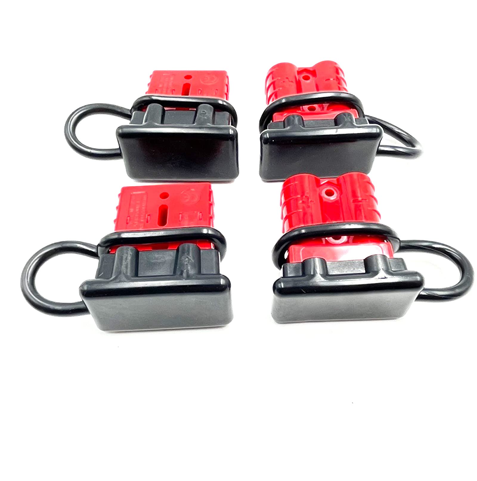 4-teiliges Steckverbinder-Set Für Batterien | 50A, 12-36V Für Auto, Motorrad, Boote – Einfach & Robust
