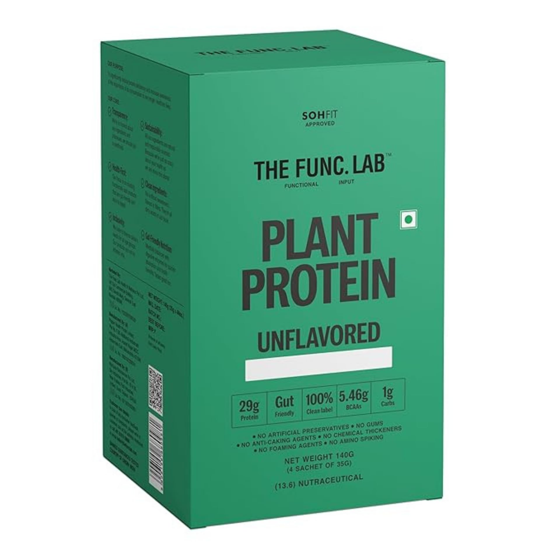 The Func. Lab Plant Protein for Men and Women – Dark Chocolate | 500g | 26g Protein per Scoop | Pea and Rice Blend | Vegan, Sugar‑Free | Gut Friendly, Vegetarian — Amazon image 20