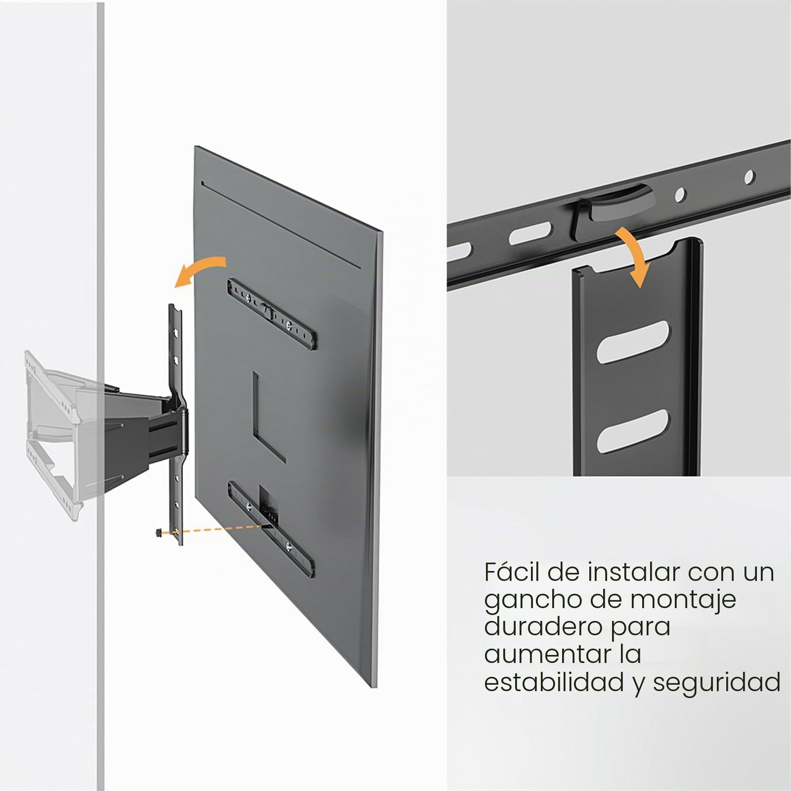 VALUE Soporte de Pared para TV, Ultrafino, 43-90 Pulgadas, hasta 50 kg