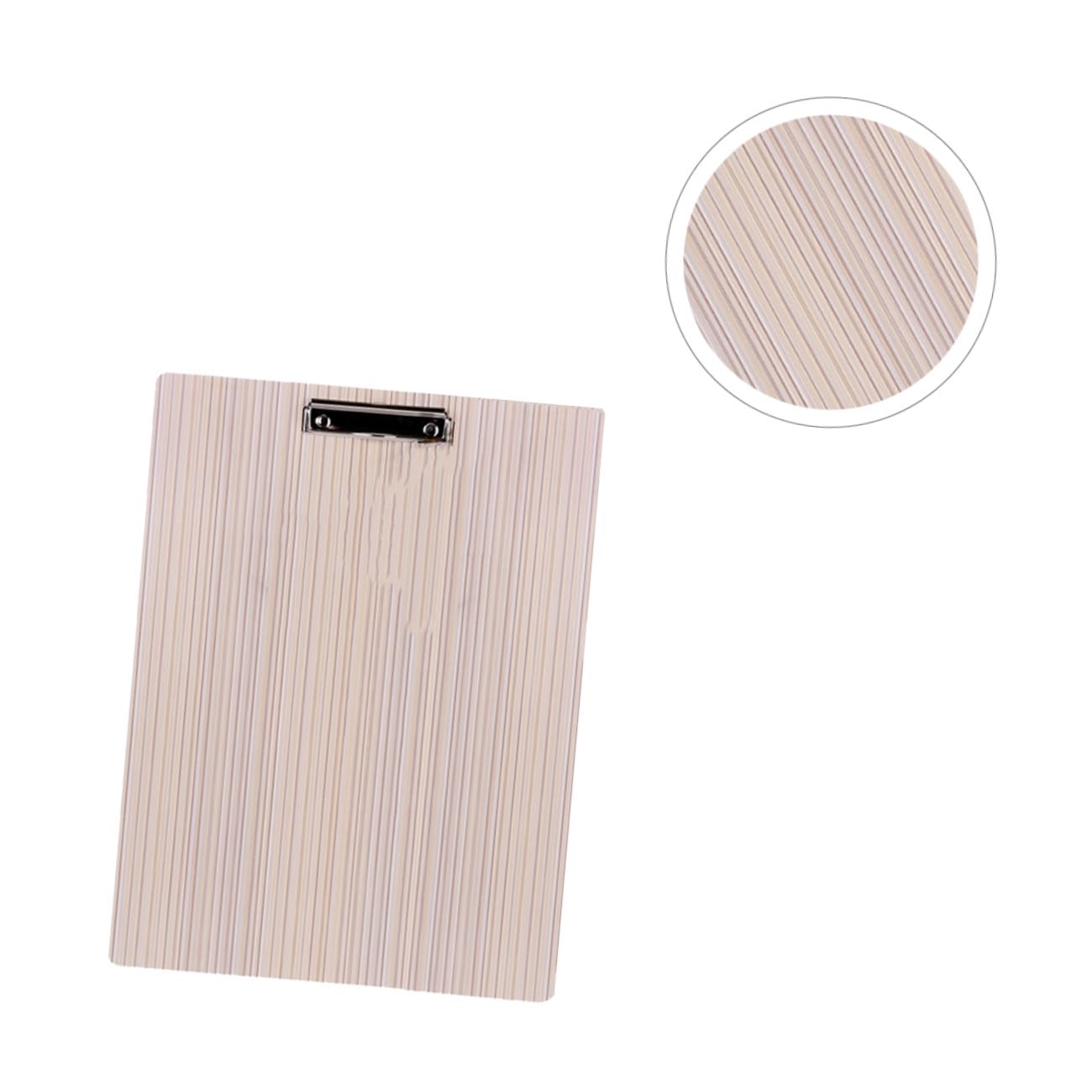 Tablero de dibujo de madera de 48 x 36 cm con clip, cuaderno de bocetos portátil para artistas y estudiantes, color natural, ideal para uso al aire libre y estudio, suministros de dibujo versátiles
