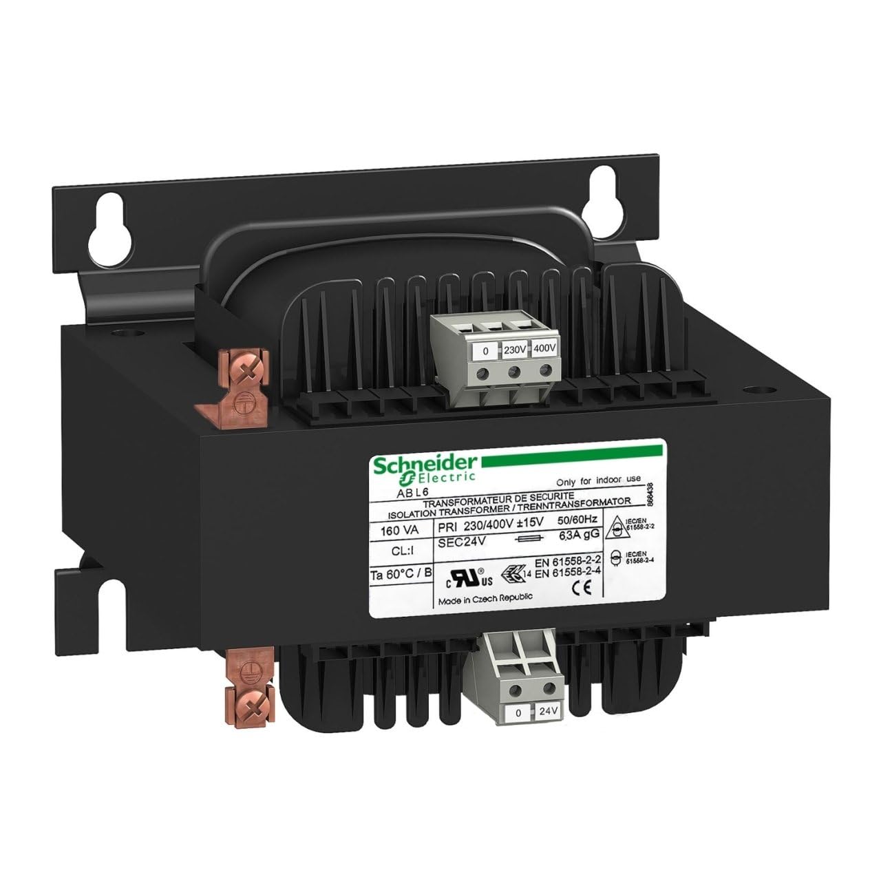 Schneider Electric - Phaseo - transformateur de tension - 230..400V - 1x24V - 100VA - ABL6TS10B