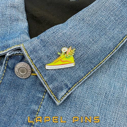 Image of Enamel Pins for Backpacks, Colorful Cute Cartoon Lapel Pins, Cool Bedge Brooch Pins for Lanyard, Bags, Hat, Clothes, Jacket. Clothing Decoration