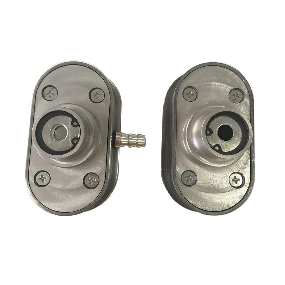 Buy ZM Auto Parts 6119 6120 Finned Oval Polished Aluminum Valve Cover