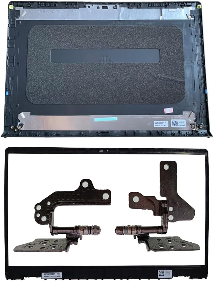 New Case for Dell Vostro 15 3510 3511 3520 LCD Back Cover/Front Bezel/LCD Hinges 0DWRHJ (A+B+Hinges)