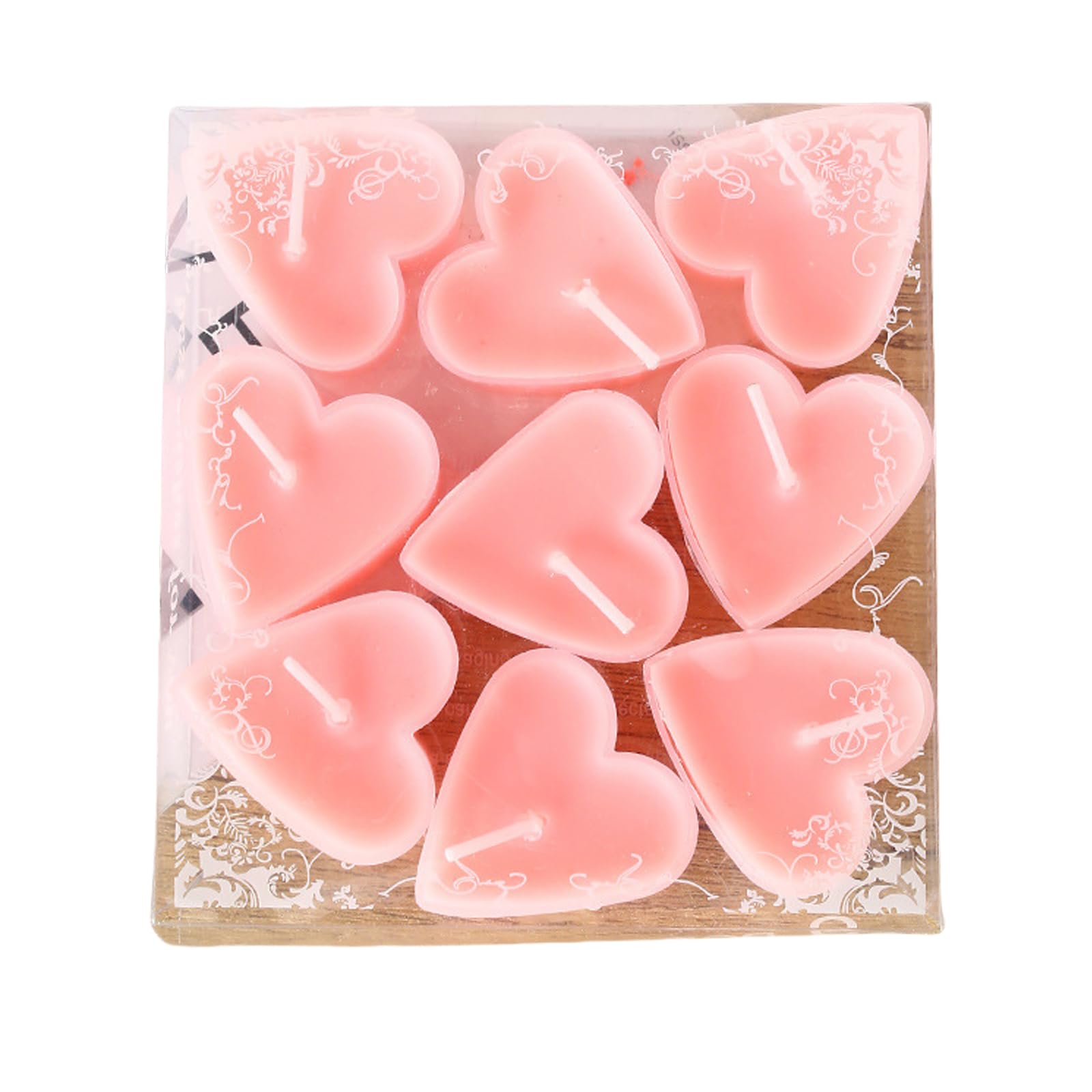 Tsophreniq 9 Christmas Tealights with Heat Safe Holders Tealight for Safe Use on Mantels Tables and Windowsills Christmas Tealights